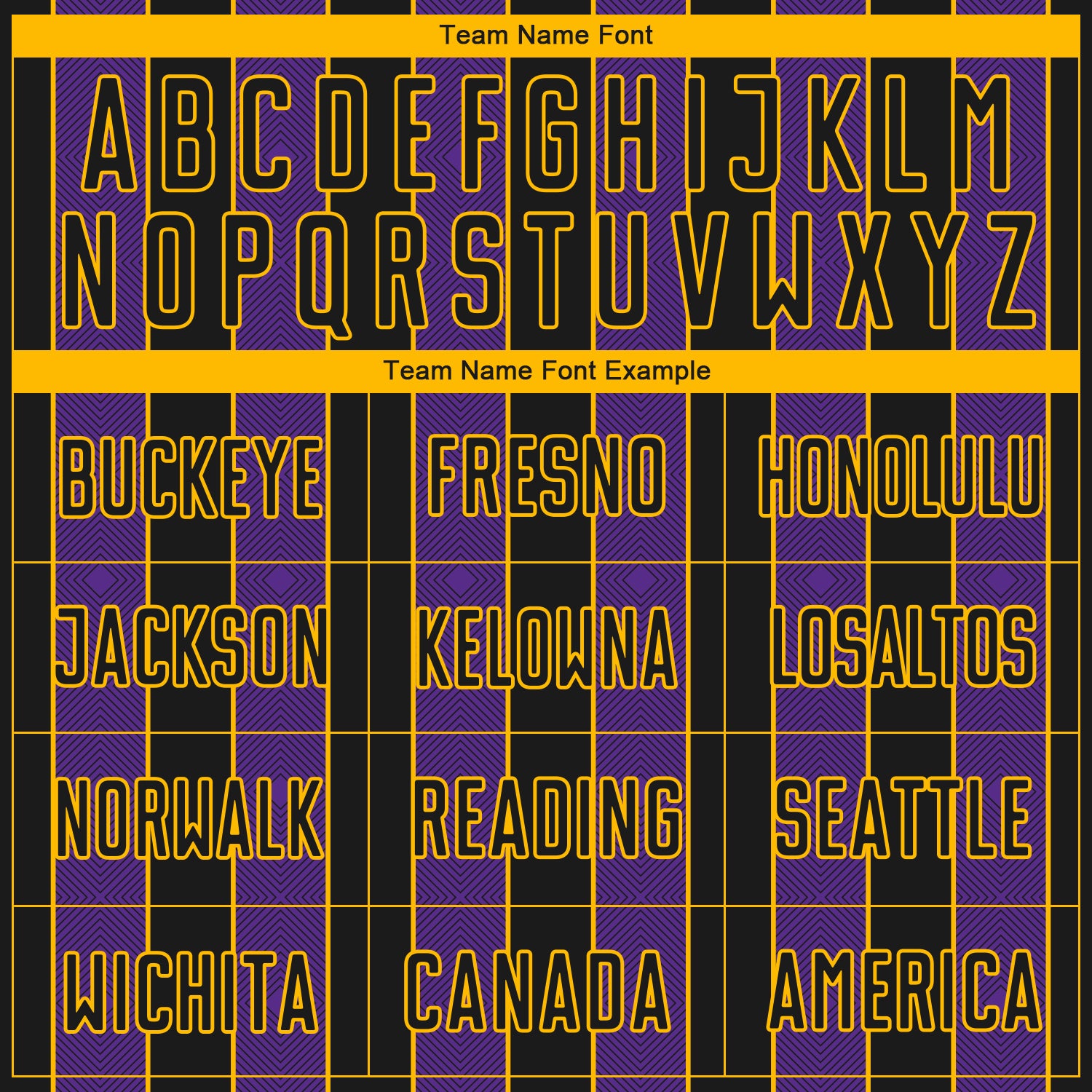 Custom Black Purple-Gold Pinstripe Line Sports Sublimation Soccer Uniform Jersey