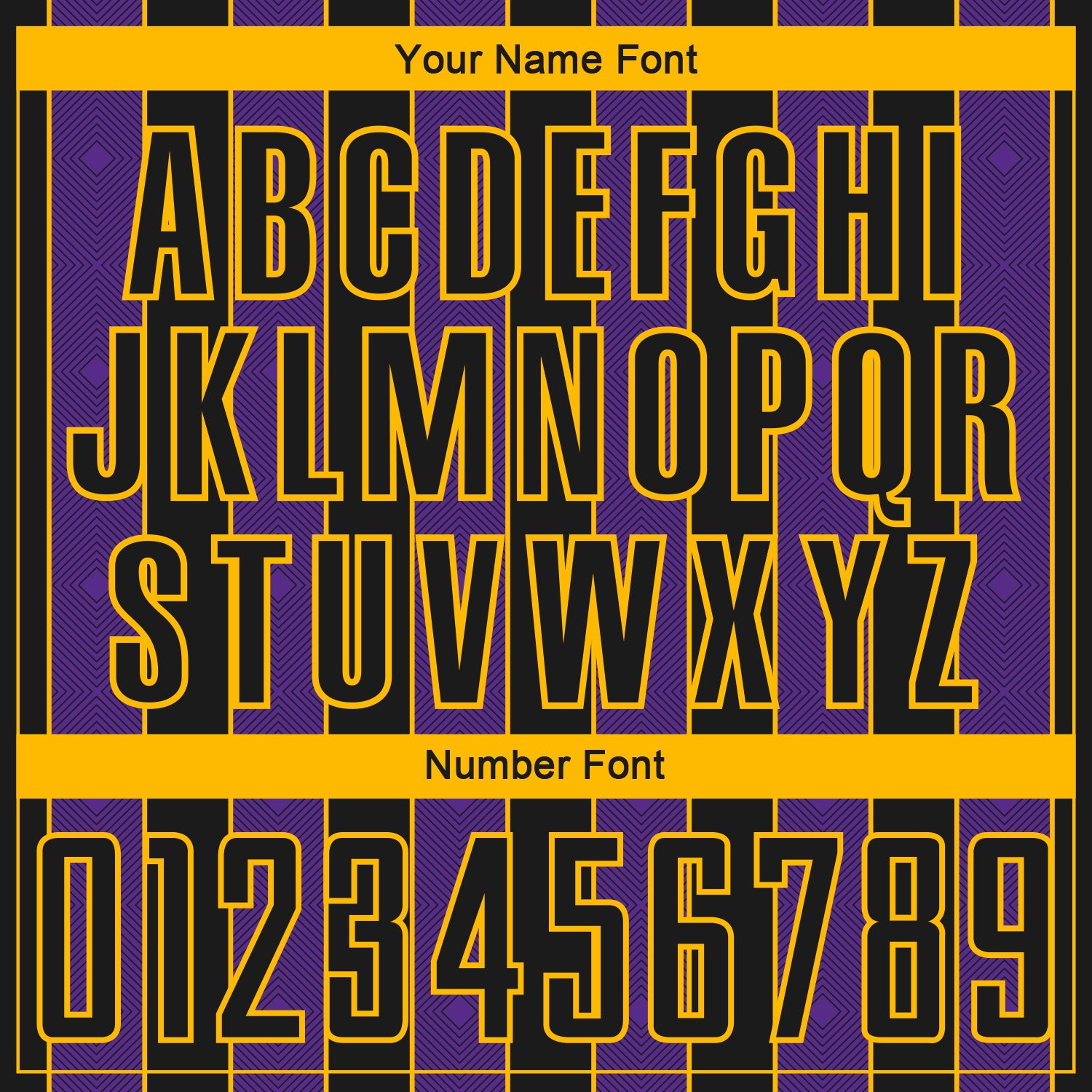 Custom Black Purple-Gold Pinstripe Line Sports Sublimation Soccer Uniform Jersey