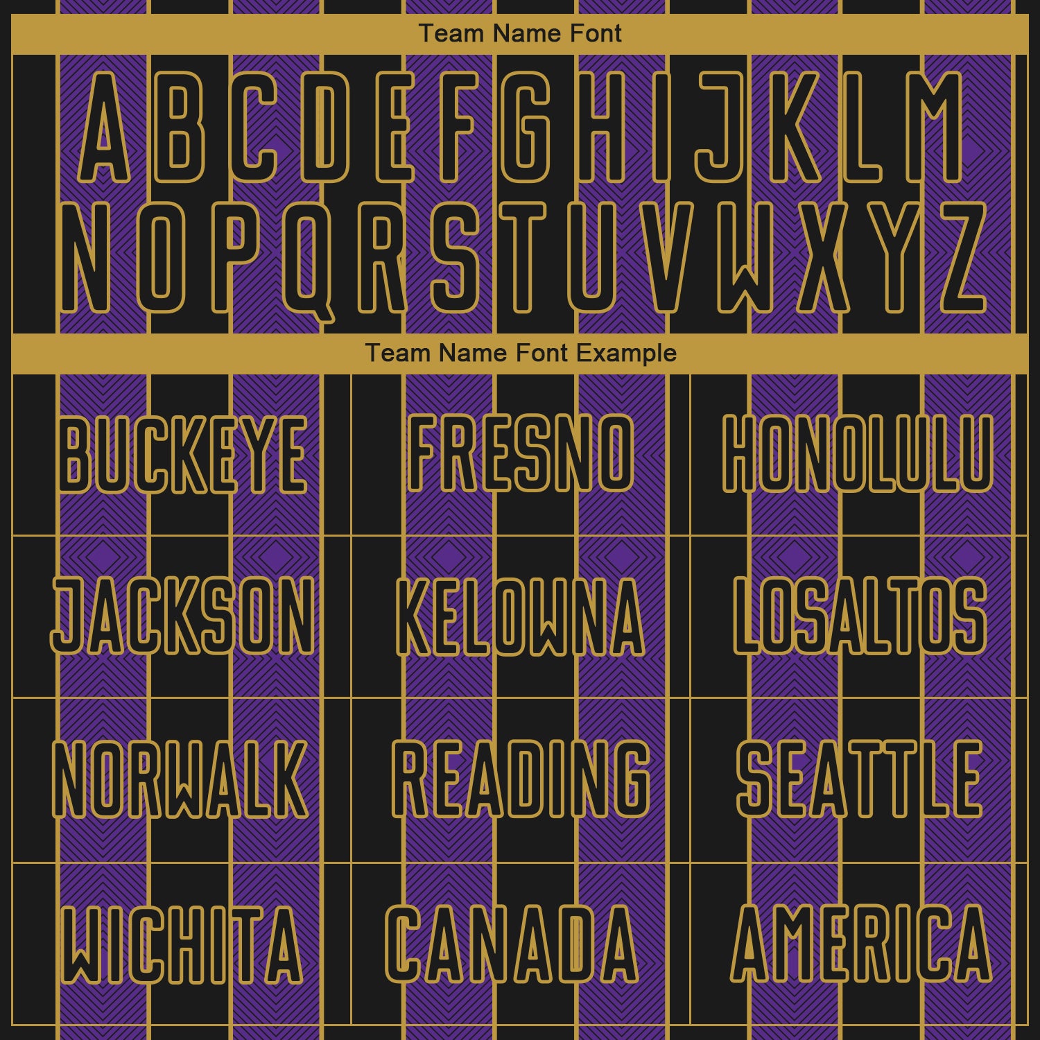 Custom Black Purple-Old Gold Pinstripe Line Sports Sublimation Soccer Uniform Jersey