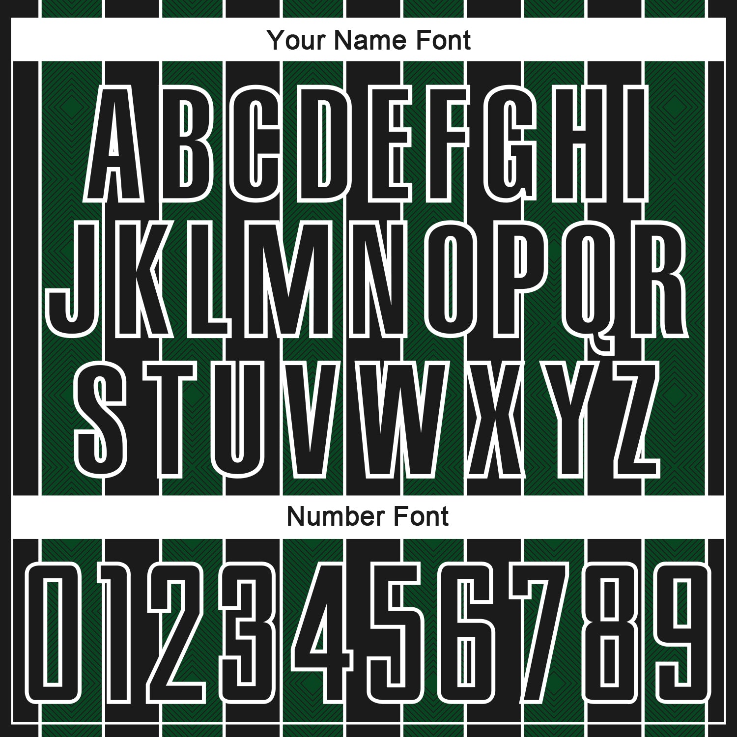 Custom Black Green-White Pinstripe Line Sports Sublimation Soccer Uniform Jersey