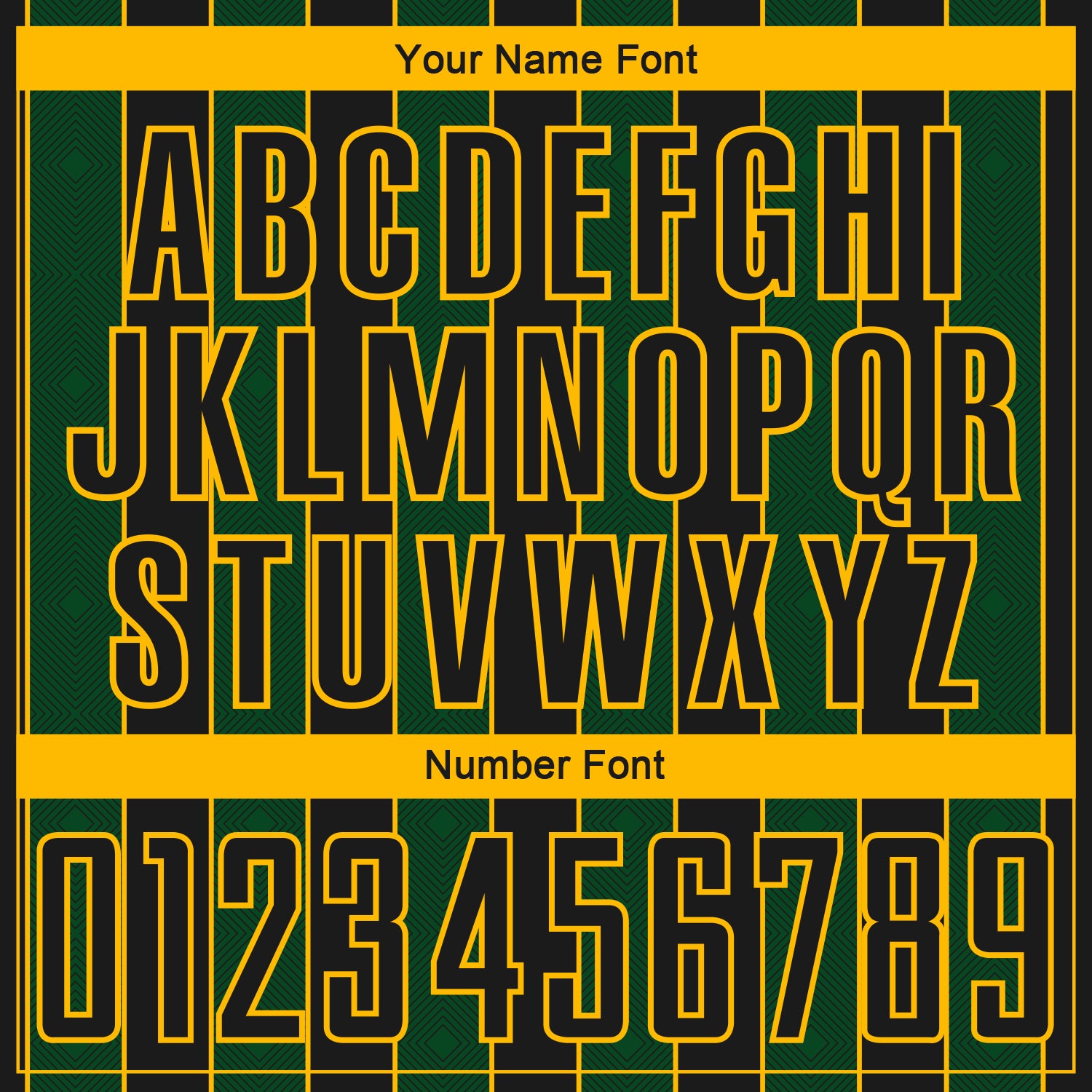 Custom Black Green-Gold Pinstripe Line Sports Sublimation Soccer Uniform Jersey