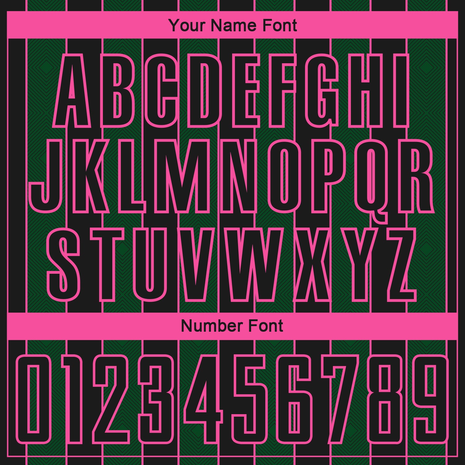 Custom Black Green-Pink Pinstripe Line Sports Sublimation Soccer Uniform Jersey