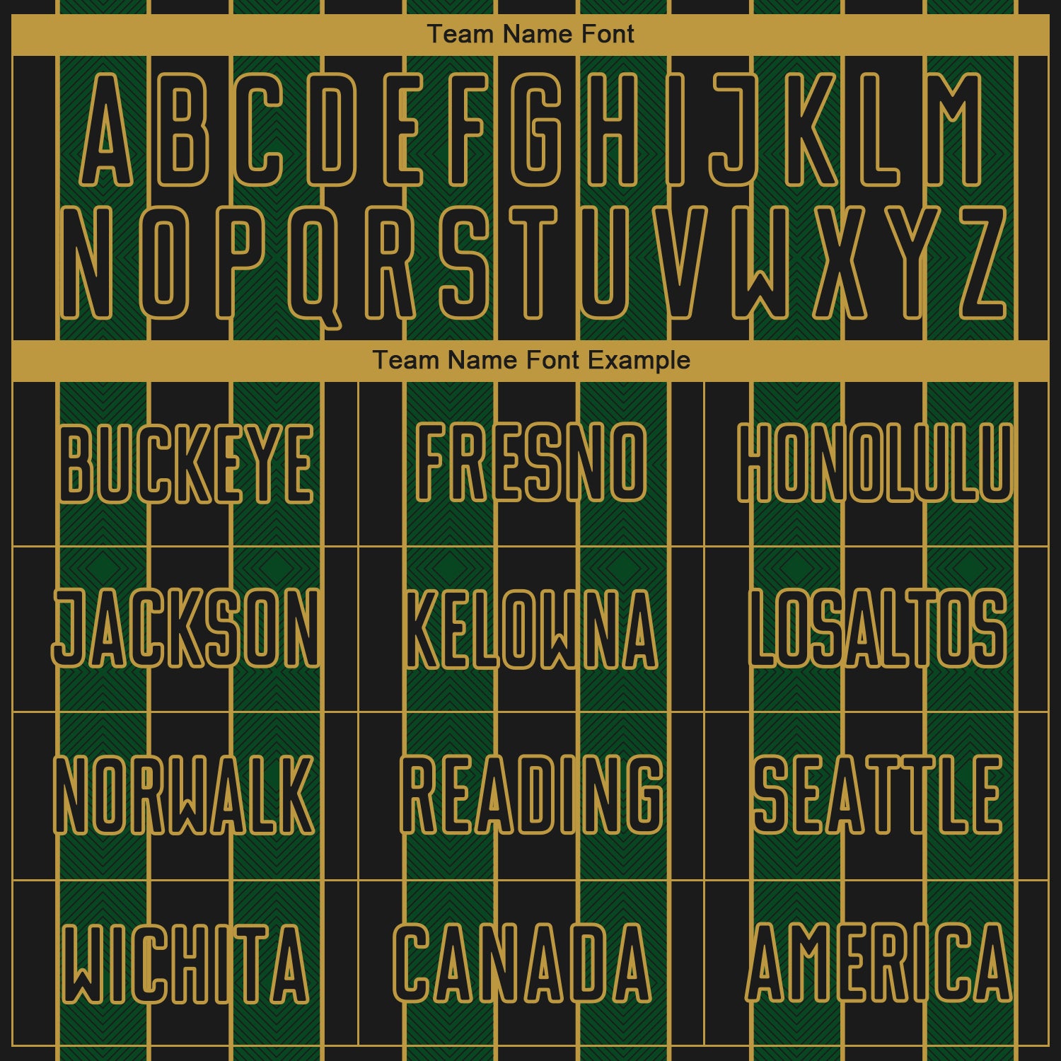 Custom Black Green-Old Gold Pinstripe Line Sports Sublimation Soccer Uniform Jersey