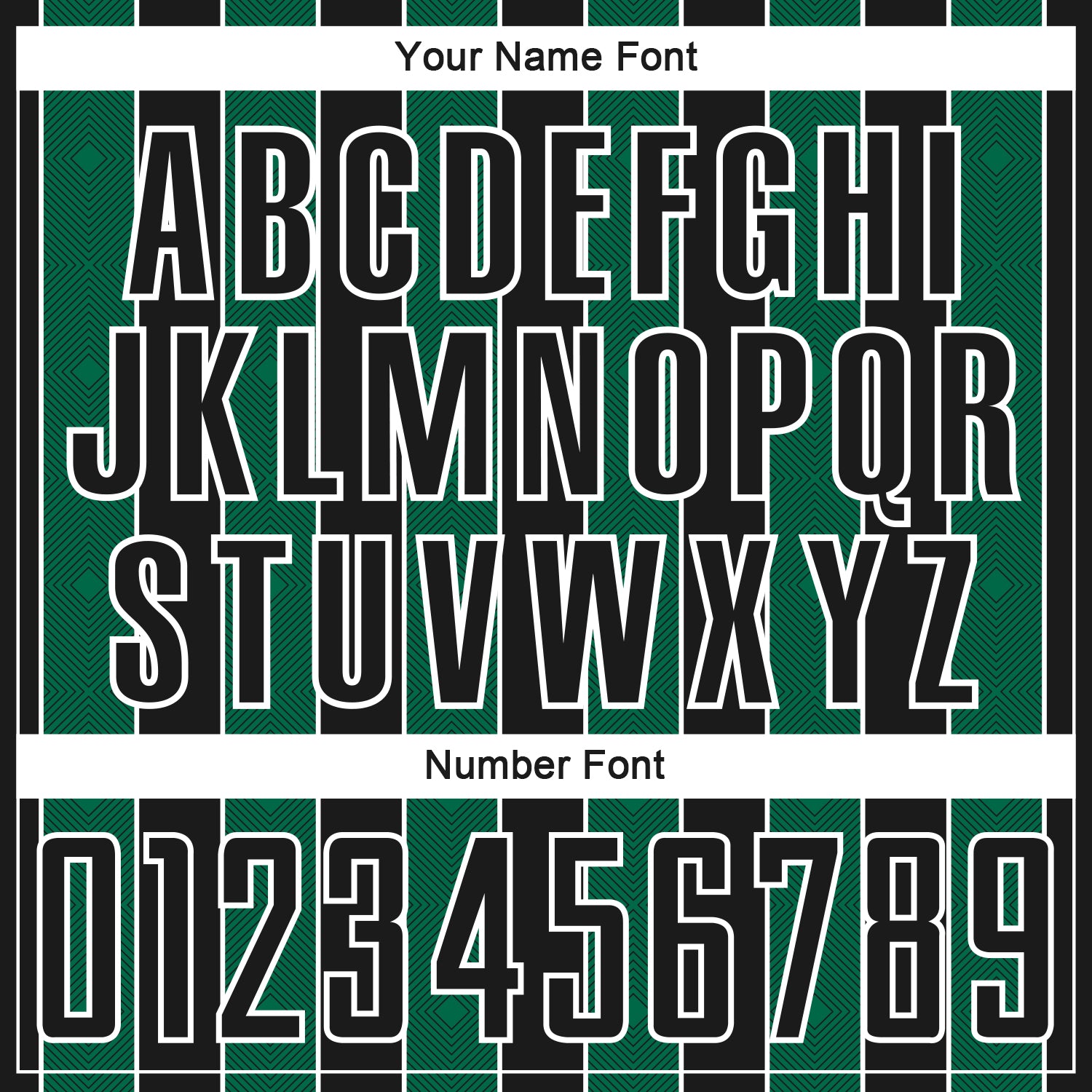 Custom Black Kelly Green-White Pinstripe Line Sports Sublimation Soccer Uniform Jersey