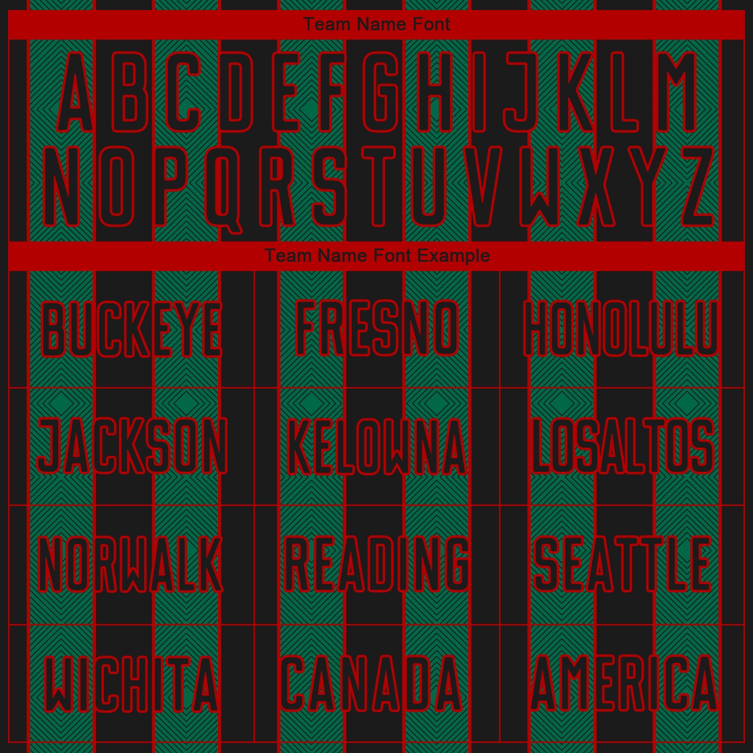 Custom Black Kelly Green-Red Pinstripe Line Sports Sublimation Soccer Uniform Jersey