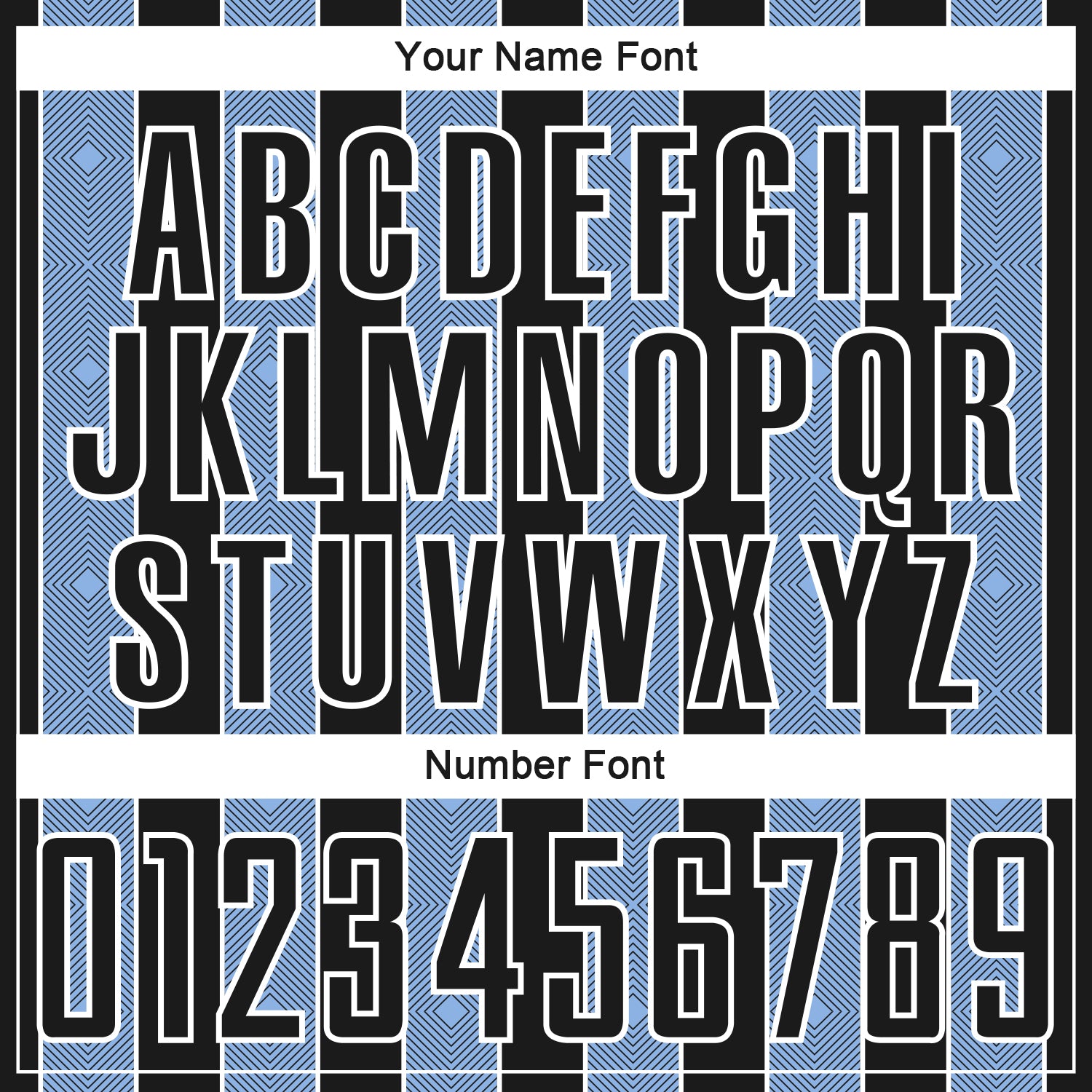 Custom Black Light Blue-White Pinstripe Line Sports Sublimation Soccer Uniform Jersey