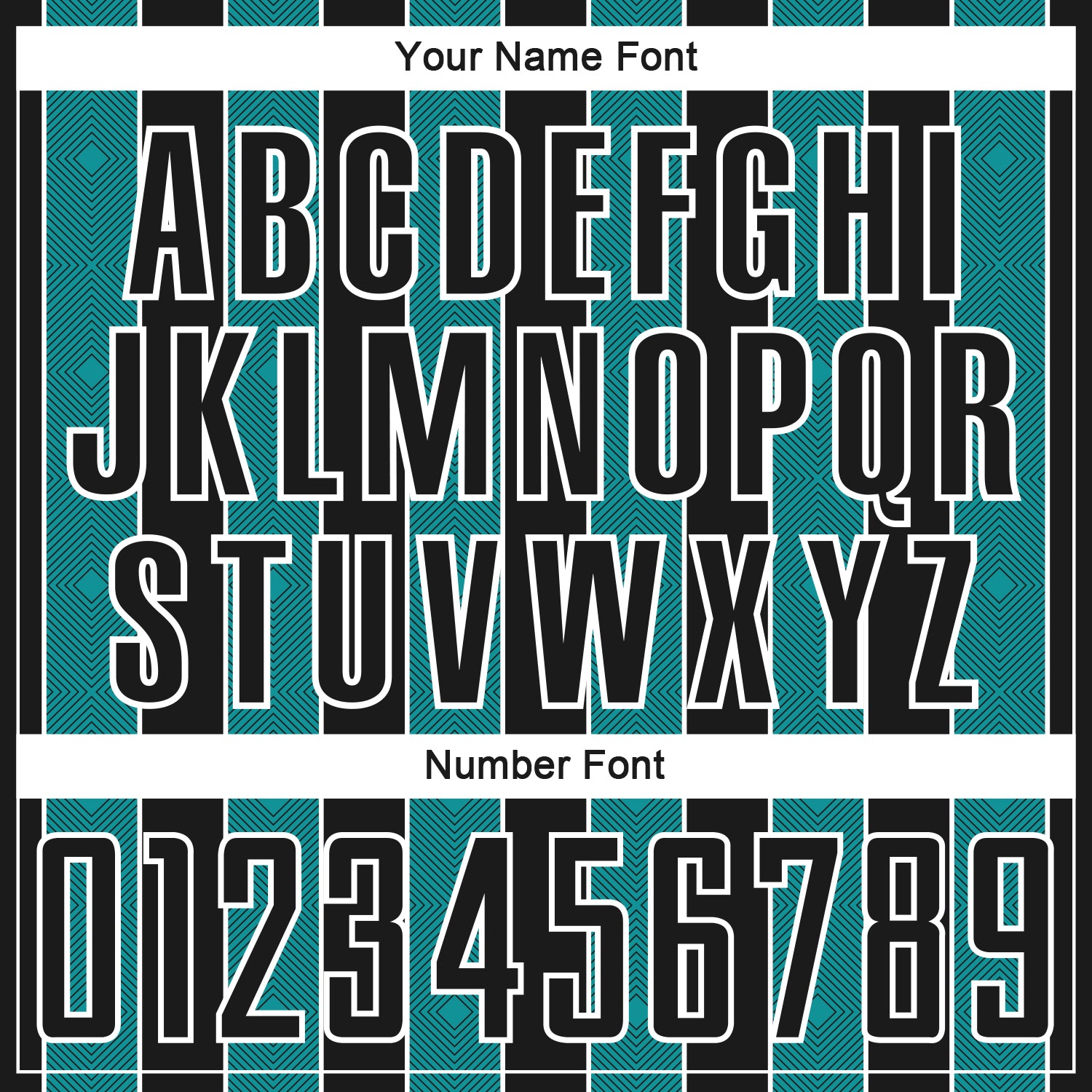 Custom Black Teal-White Pinstripe Line Sports Sublimation Soccer Uniform Jersey