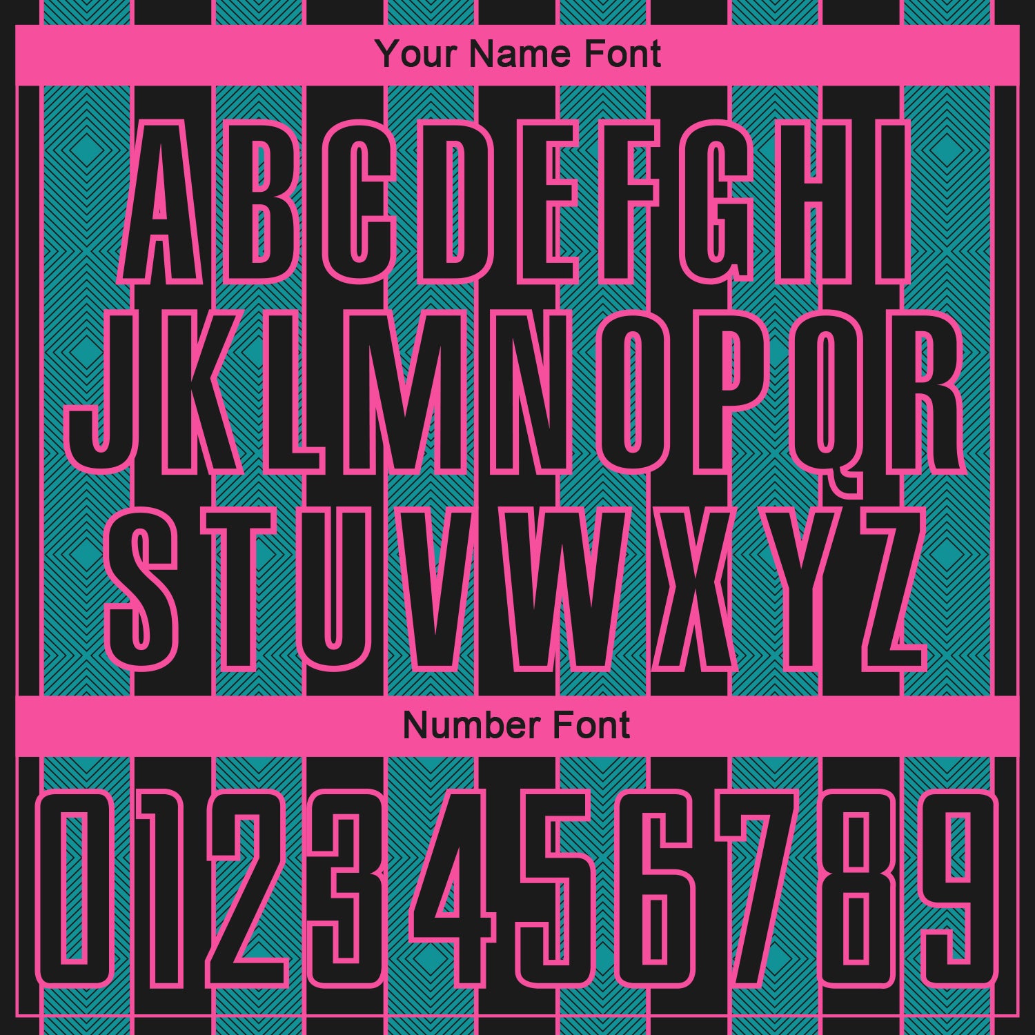 Custom Black Teal-Pink Pinstripe Line Sports Sublimation Soccer Uniform Jersey