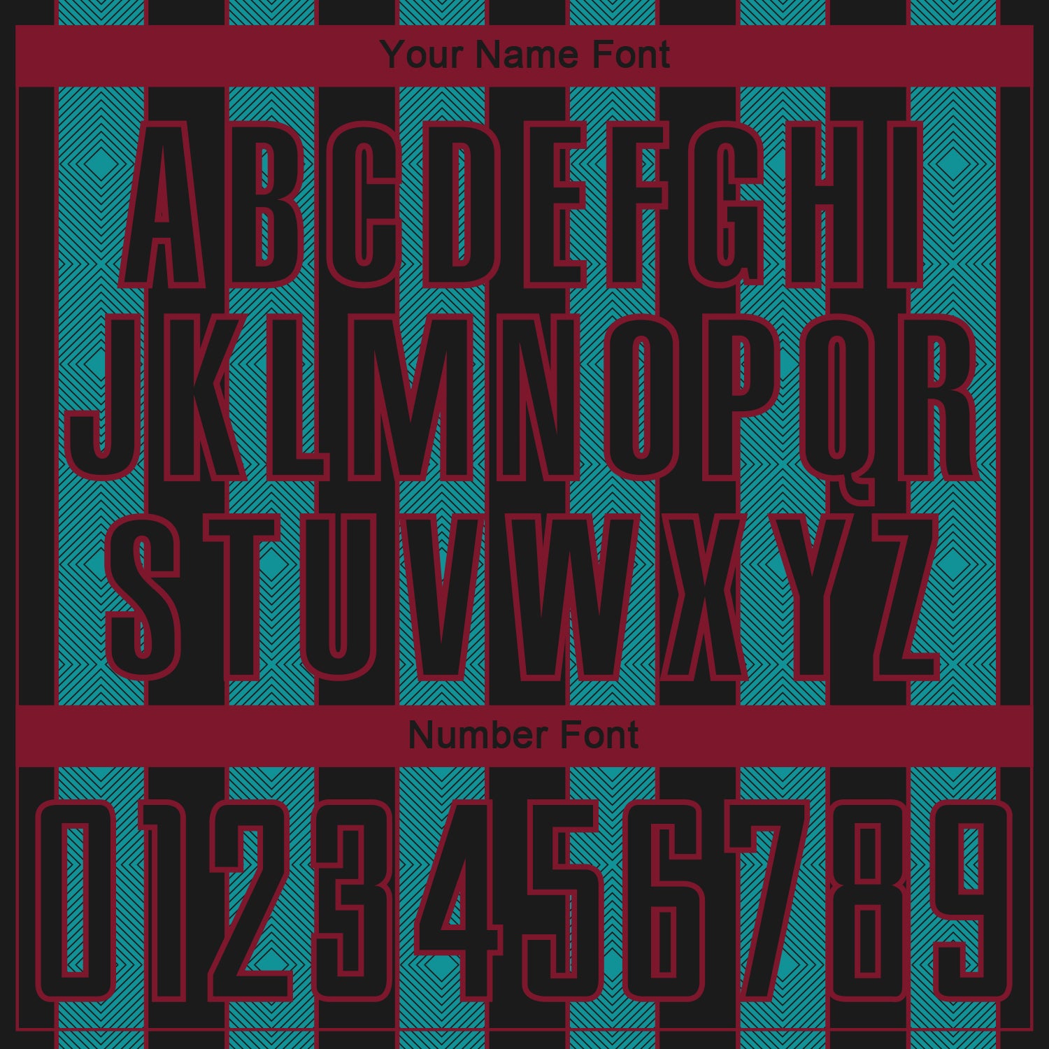 Custom Black Teal-Crimson Pinstripe Line Sports Sublimation Soccer Uniform Jersey