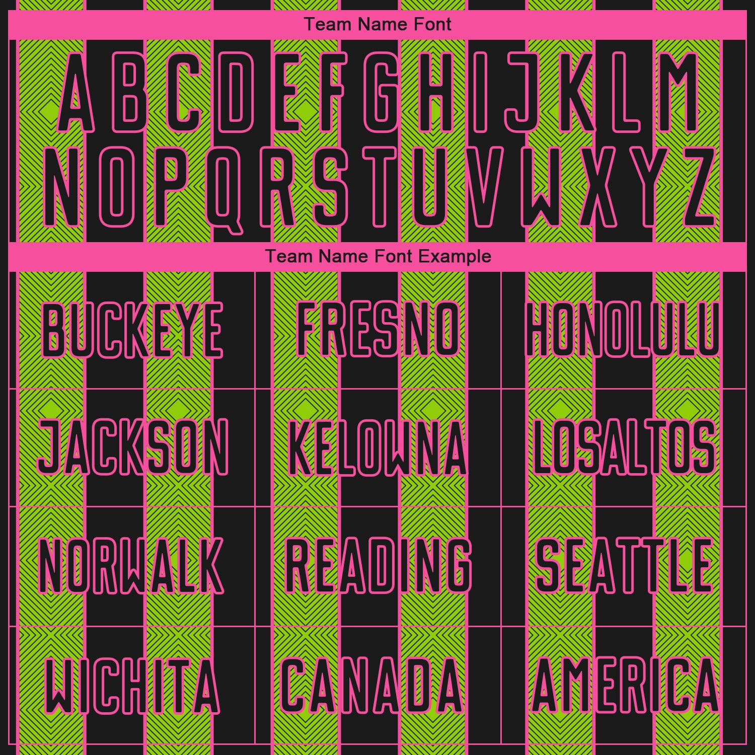 Custom Black Neon Green-Pink Pinstripe Line Sports Sublimation Soccer Uniform Jersey