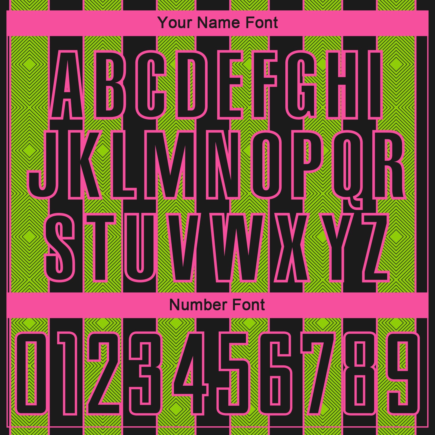 Custom Black Neon Green-Pink Pinstripe Line Sports Sublimation Soccer Uniform Jersey