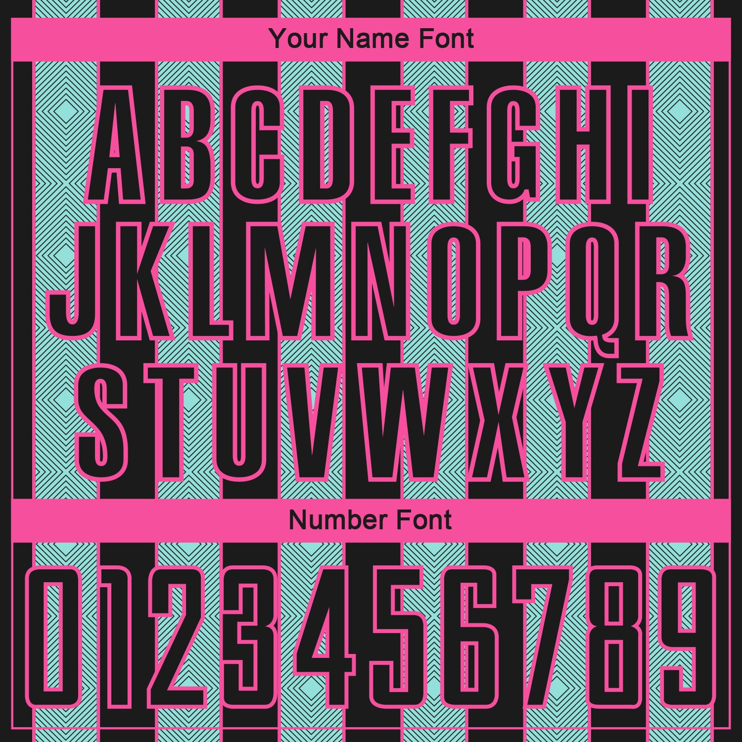 Custom Black Ice Blue-Pink Pinstripe Line Sports Sublimation Soccer Uniform Jersey