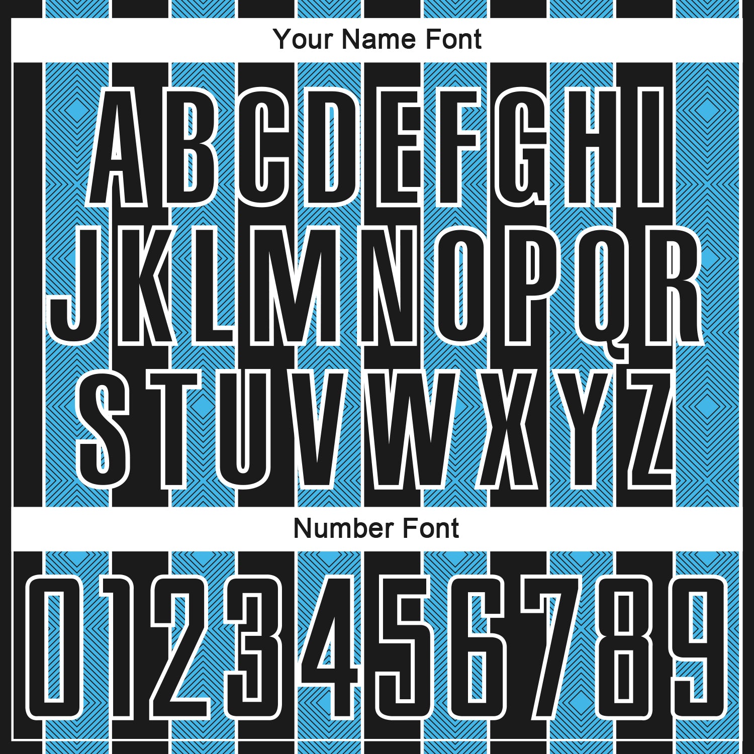 Custom Black Sky Blue-White Pinstripe Line Sports Sublimation Soccer Uniform Jersey