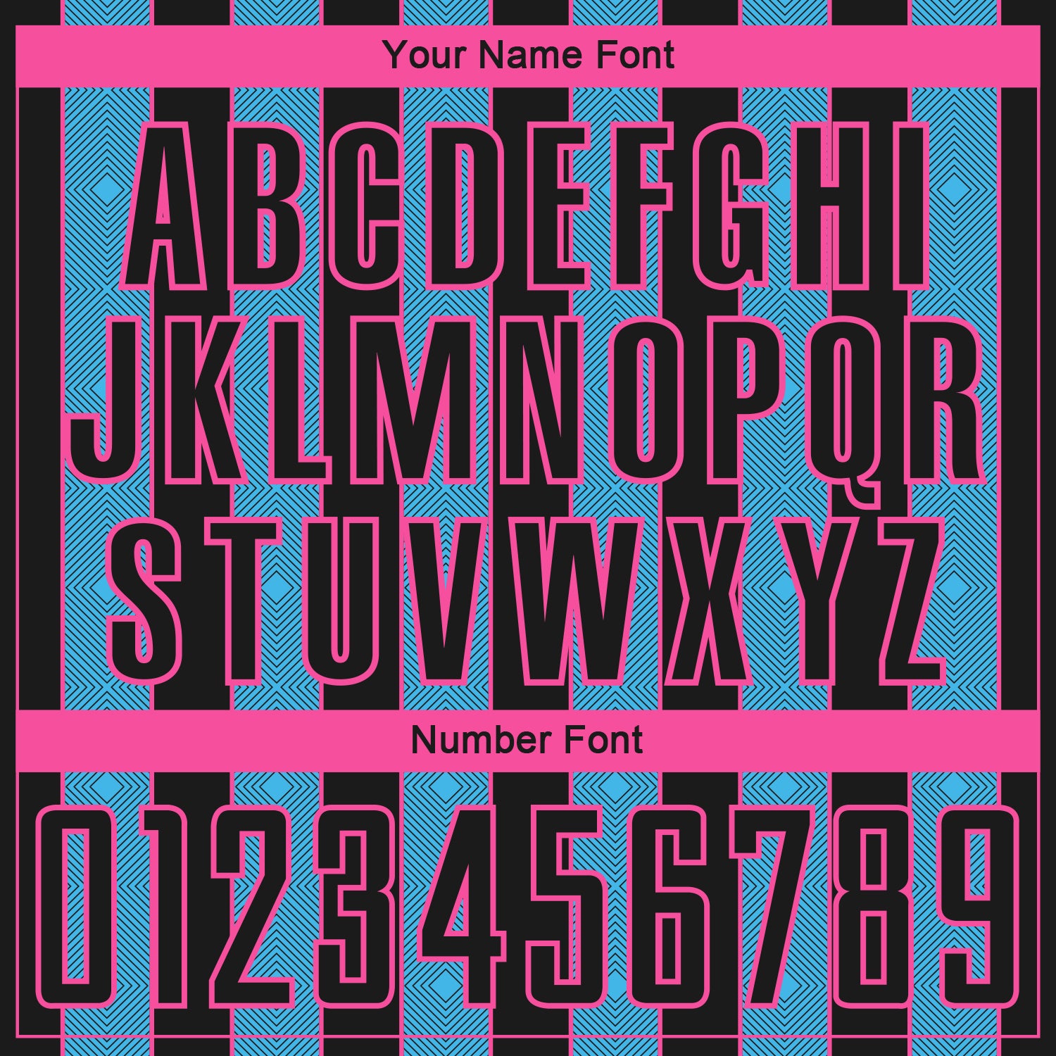 Custom Black Sky Blue-Pink Pinstripe Line Sports Sublimation Soccer Uniform Jersey