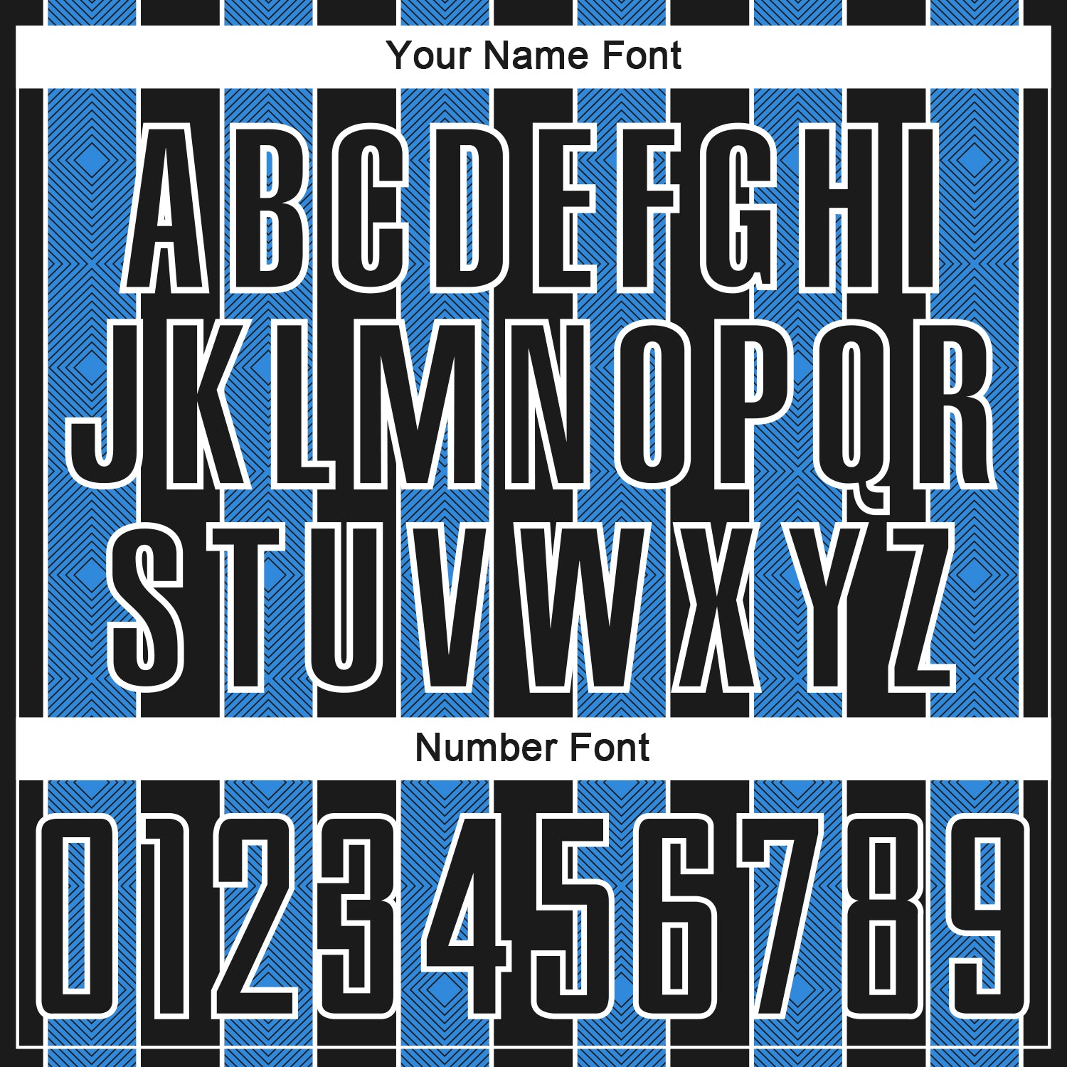 Custom Black Powder Blue-White Pinstripe Line Sports Sublimation Soccer Uniform Jersey