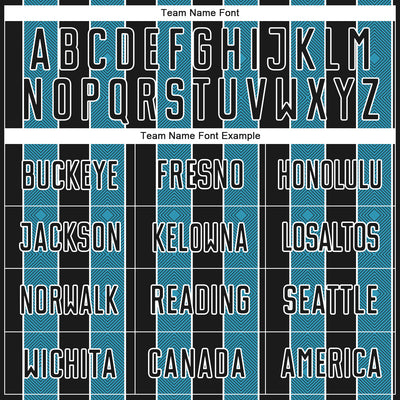 Custom Black Panther Blue-White Pinstripe Line Sports Sublimation Soccer Uniform Jersey