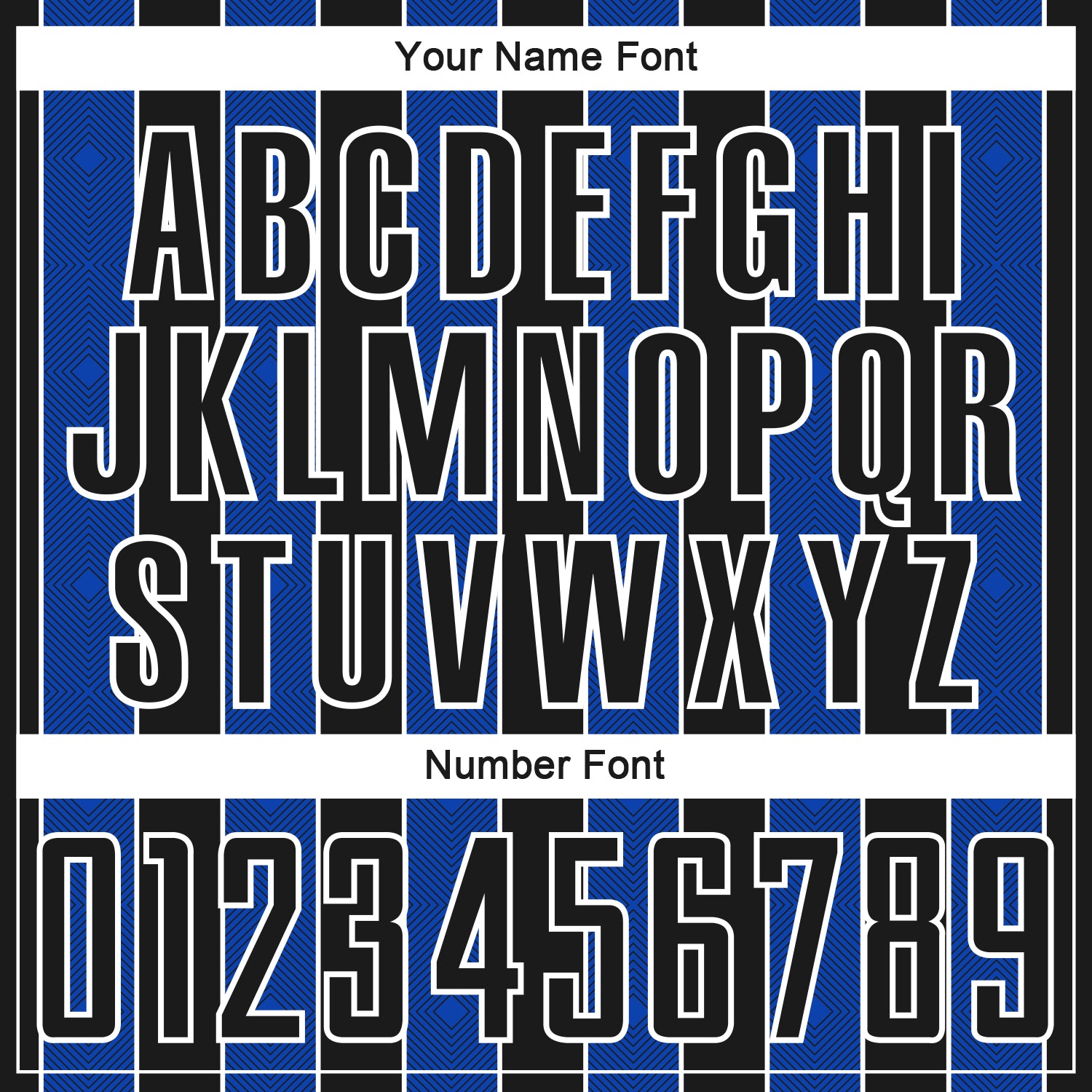 Custom Black Thunder Blue-White Pinstripe Line Sports Sublimation Soccer Uniform Jersey