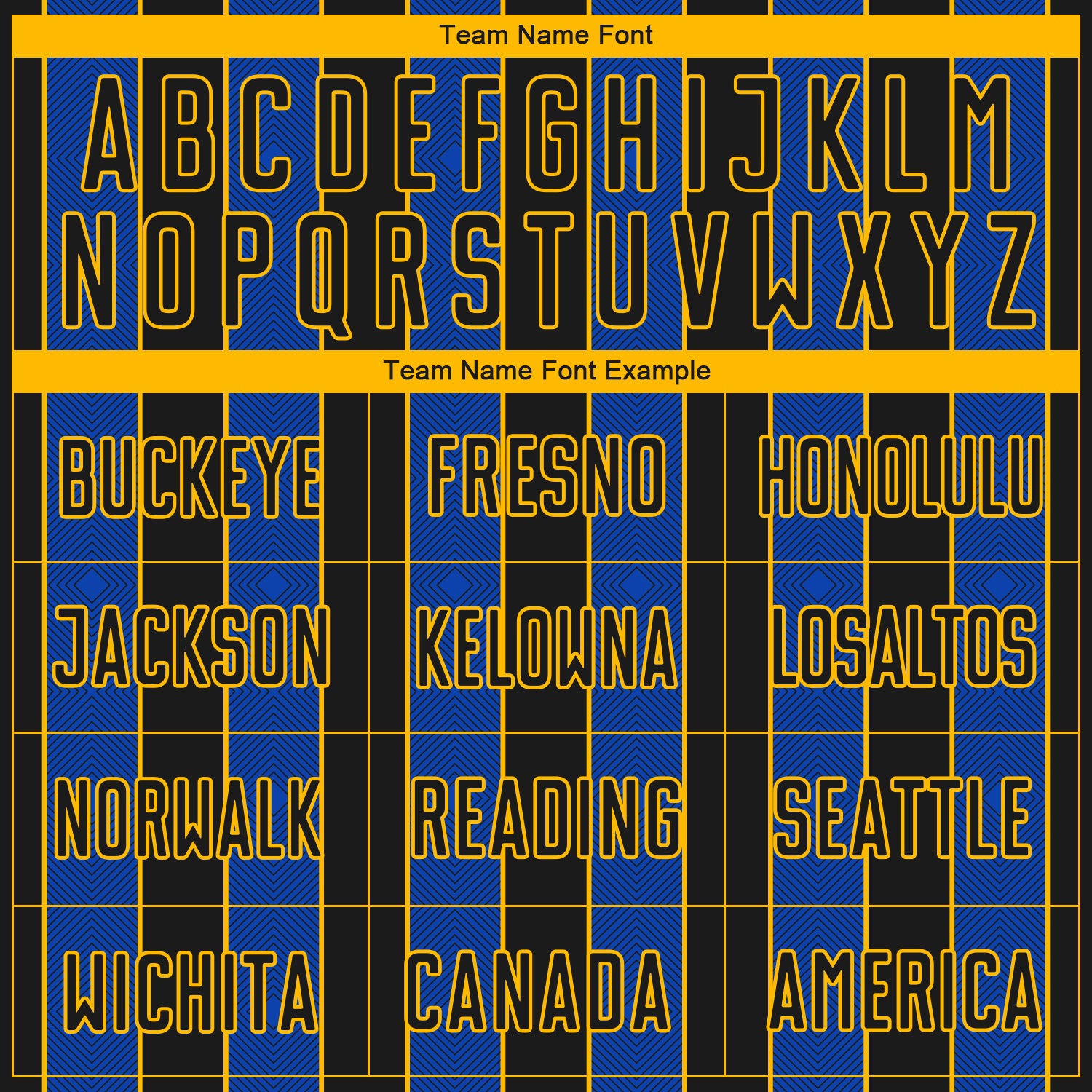 Custom Black Thunder Blue-Gold Pinstripe Line Sports Sublimation Soccer Uniform Jersey