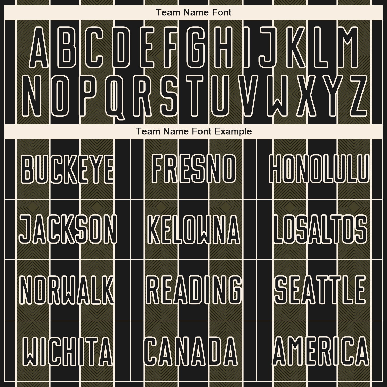 Custom Black Olive-Cream Pinstripe Line Sports Sublimation Soccer Uniform Jersey