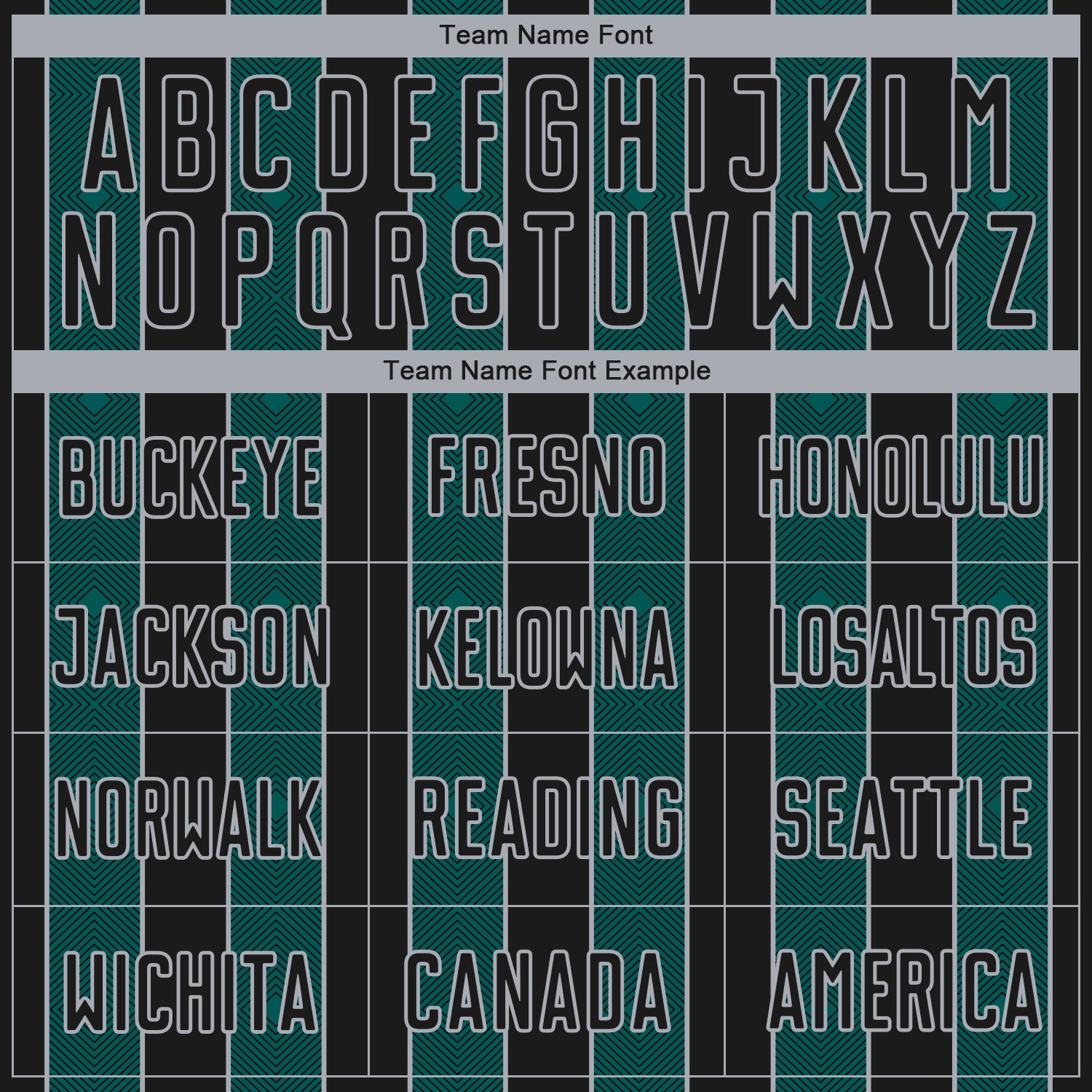 Custom Black Midnight Green-Gray Pinstripe Line Sports Sublimation Soccer Uniform Jersey