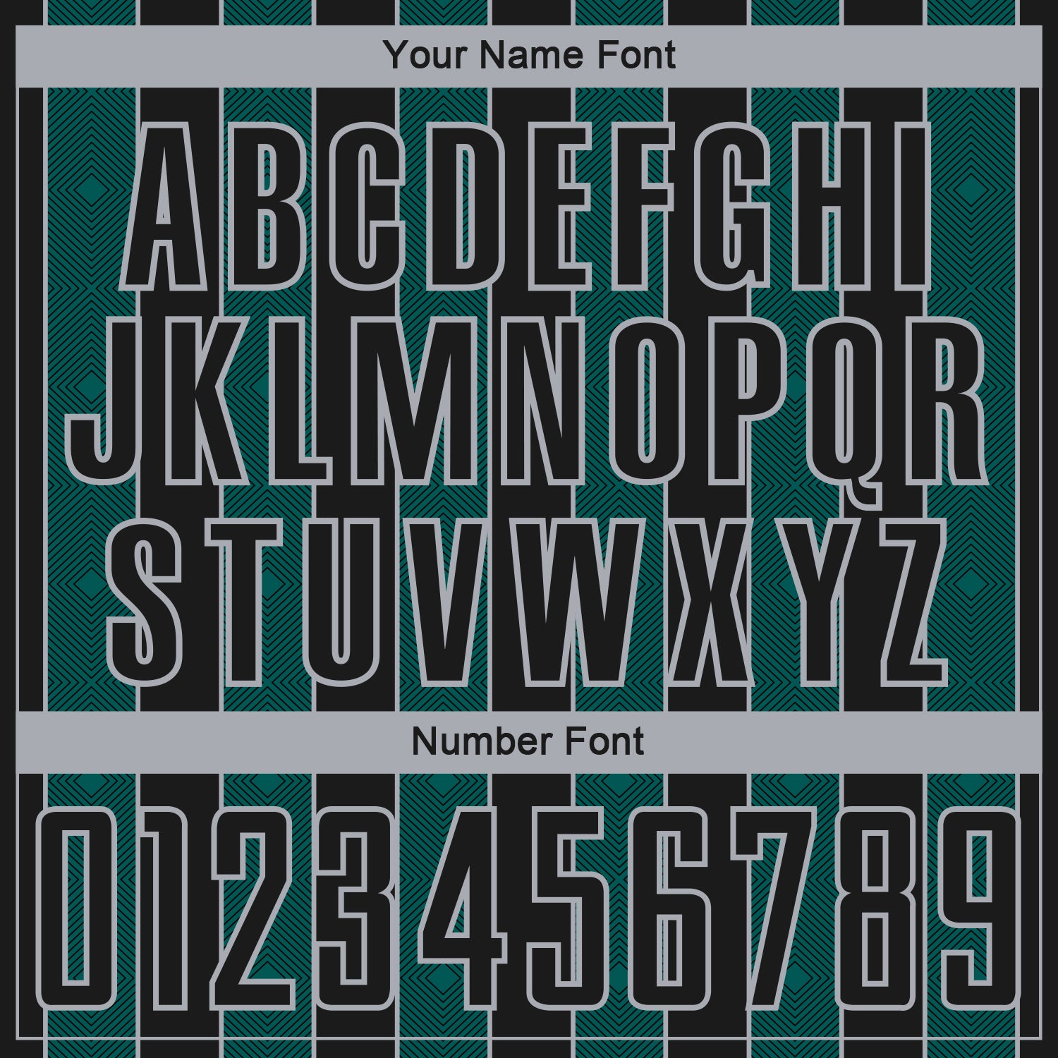 Custom Black Midnight Green-Gray Pinstripe Line Sports Sublimation Soccer Uniform Jersey