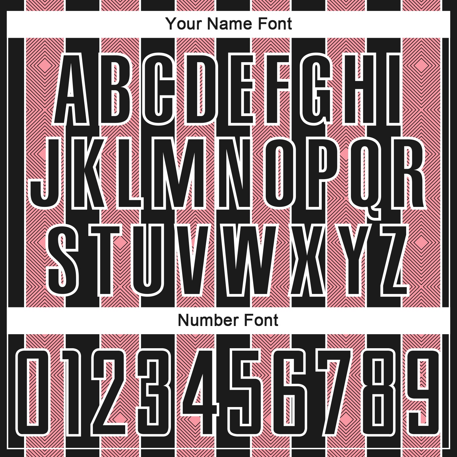 Custom Black Medium Pink-White Pinstripe Line Sports Sublimation Soccer Uniform Jersey