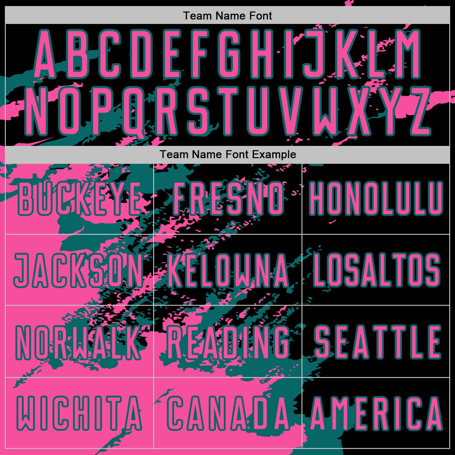 Custom Black Pink-Teal Abstract Fragment Art Splash Sports Sublimation Soccer Uniform Jersey