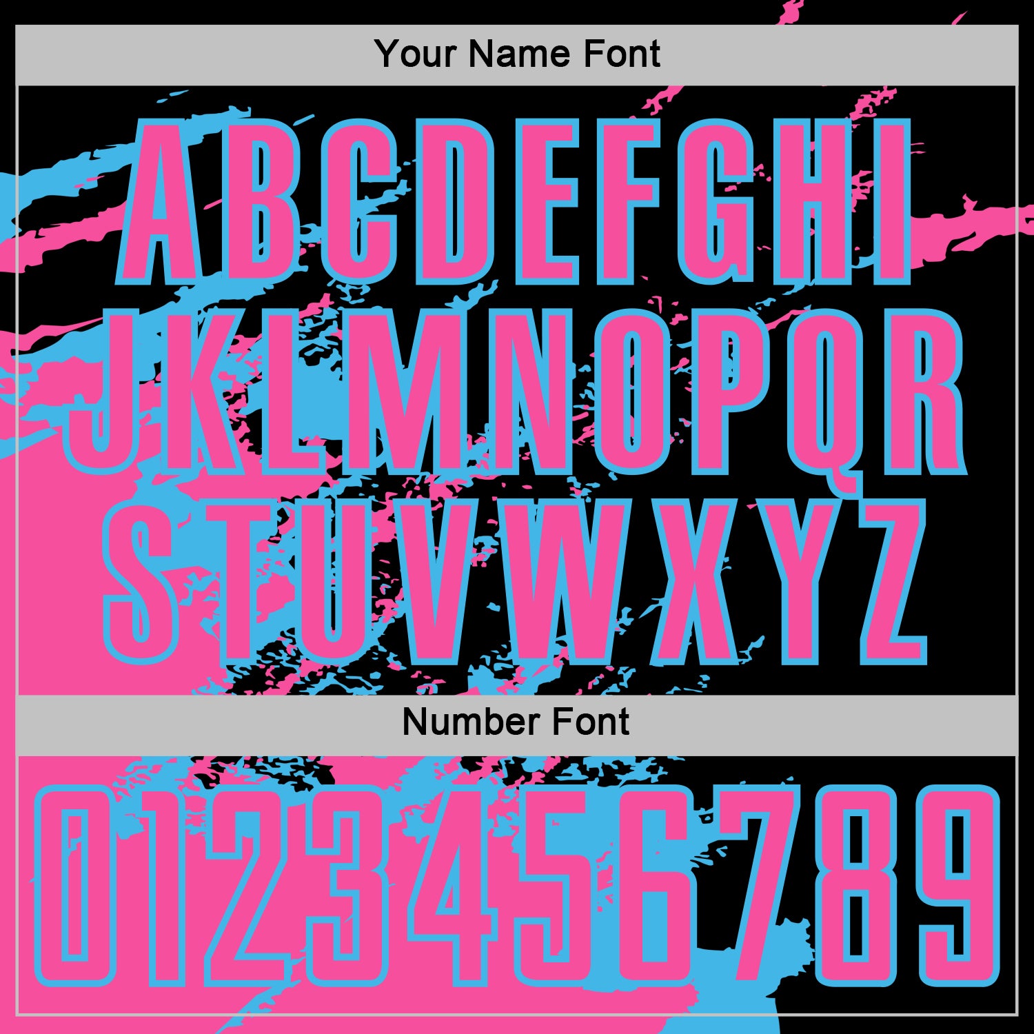 Custom Black Pink-Sky Blue Abstract Fragment Art Splash Sports Sublimation Soccer Uniform Jersey