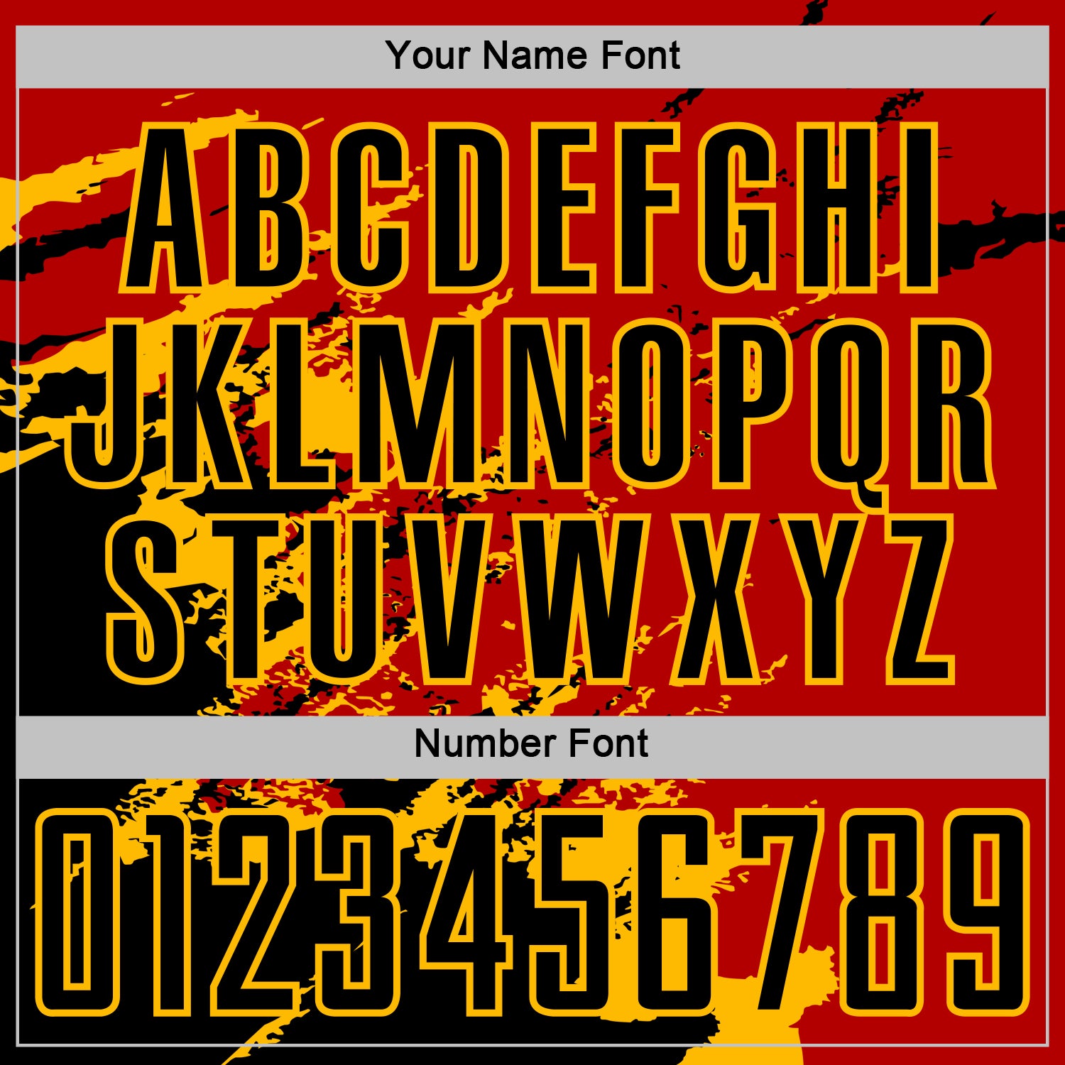 Custom Red Black-Gold Abstract Fragment Art Splash Sports Sublimation Soccer Uniform Jersey