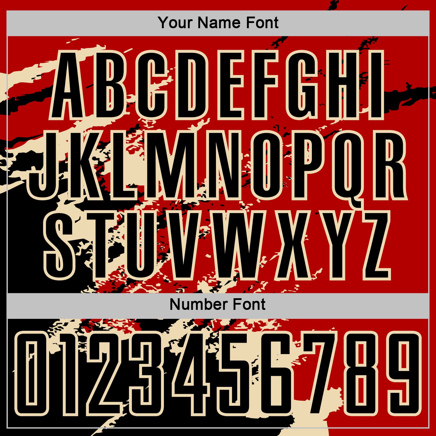 Custom Red Black-Cream Abstract Fragment Art Splash Sports Sublimation Soccer Uniform Jersey