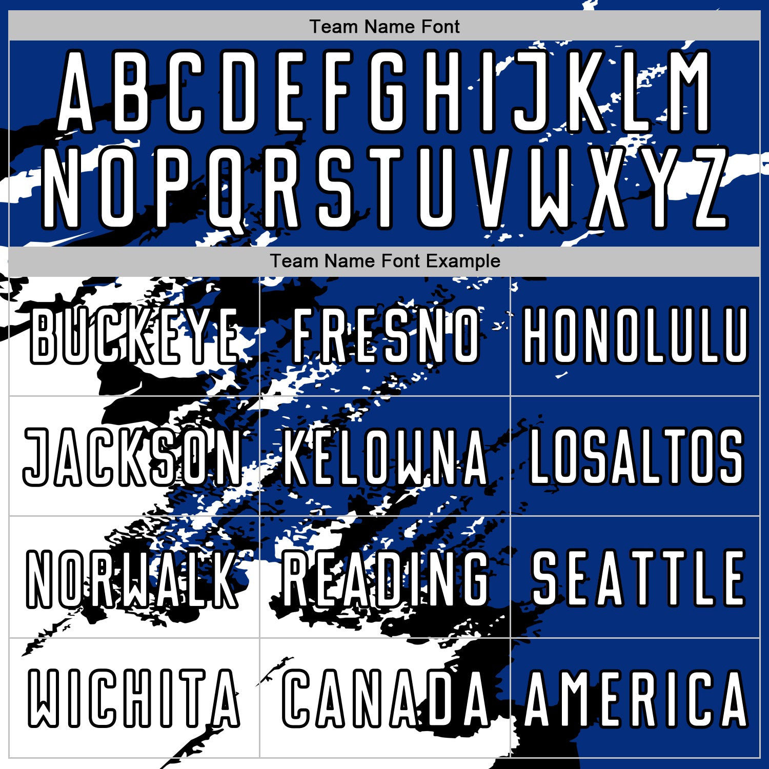 Custom Royal White-Black Abstract Fragment Art Splash Sports Sublimation Soccer Uniform Jersey