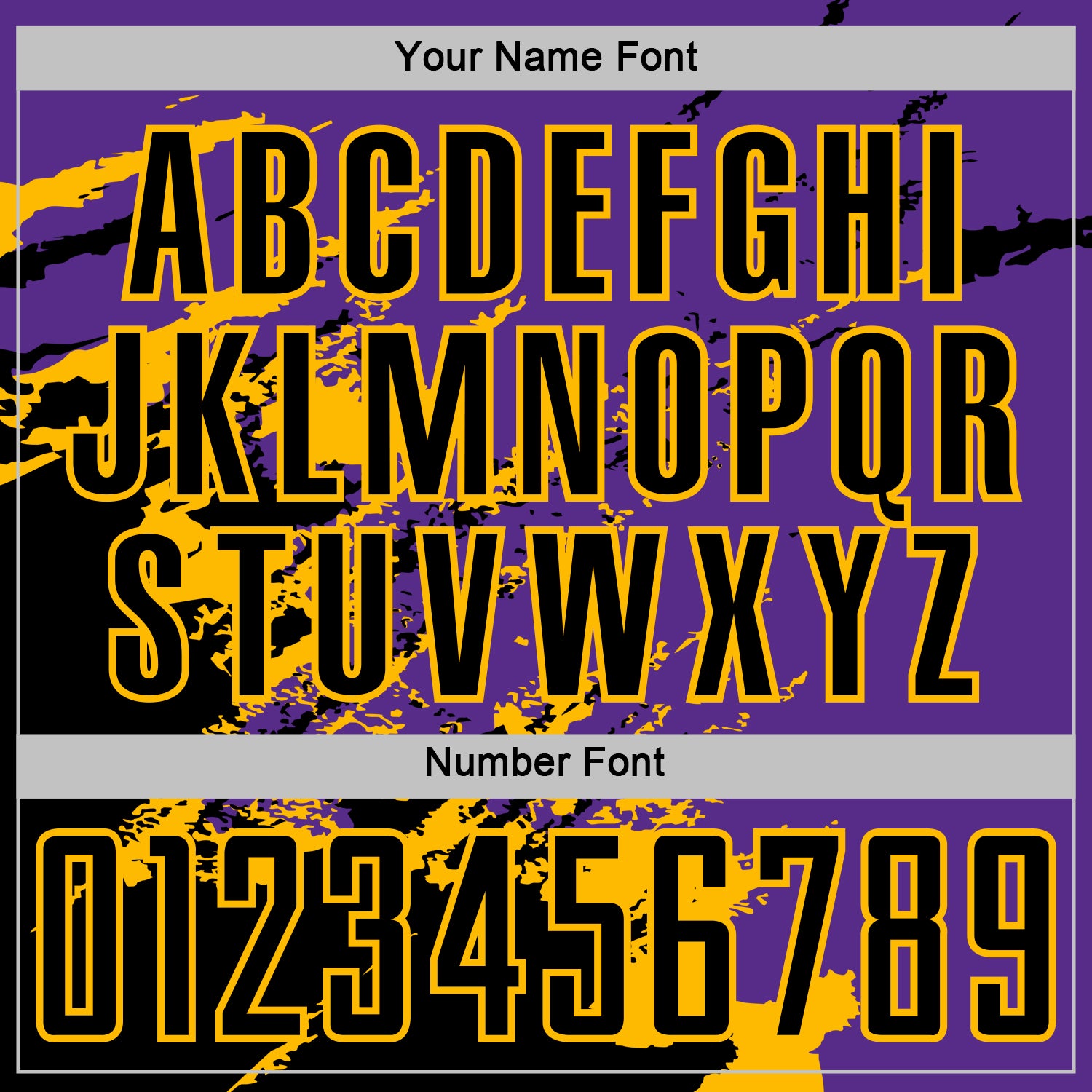 Custom Purple Black-Gold Abstract Fragment Art Splash Sports Sublimation Soccer Uniform Jersey