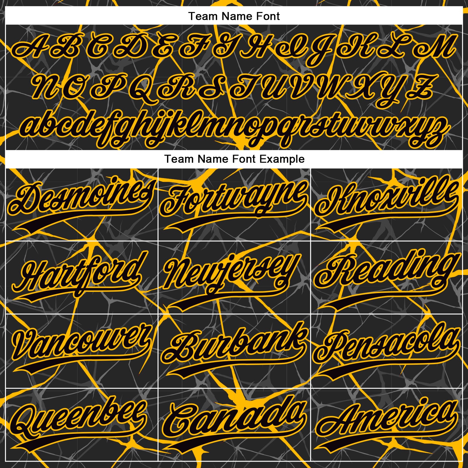 Custom Black Gold 3D Pattern Abstract Network Two-Button Unisex Softball Jersey