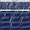 Custom Navy Gray 3D Pattern Abstract Sharp Shape Two-Button Unisex Softball Jersey