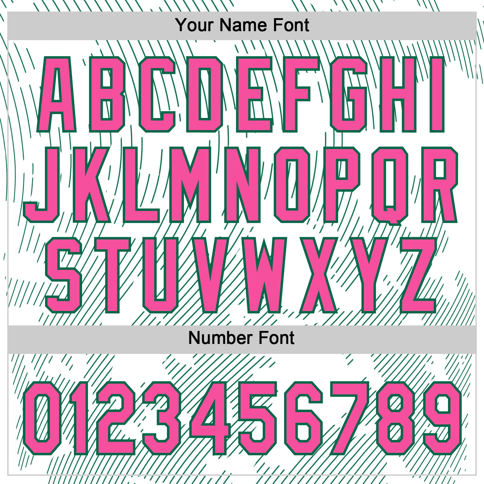 Custom White Pink-Kelly Green 3D Pattern Curve Lines Two-Button Unisex Softball Jersey