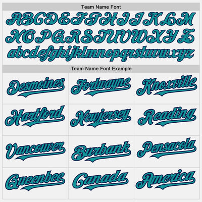 Custom White Navy Pinstripe Teal Two-Button Unisex Softball Jersey