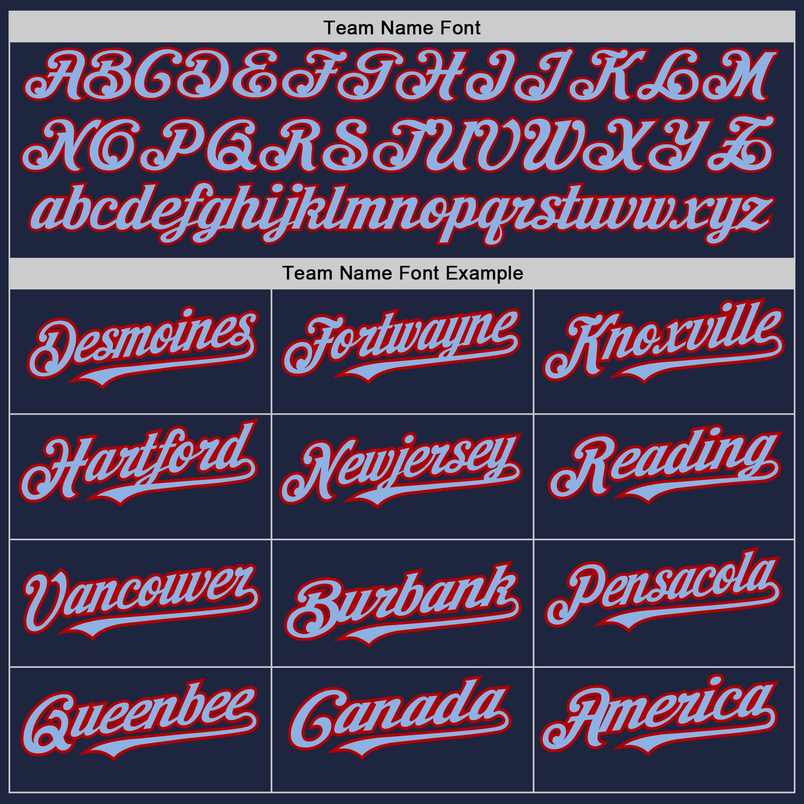 Custom Navy Red Pinstripe Light Blue Two-Button Unisex Softball Jersey