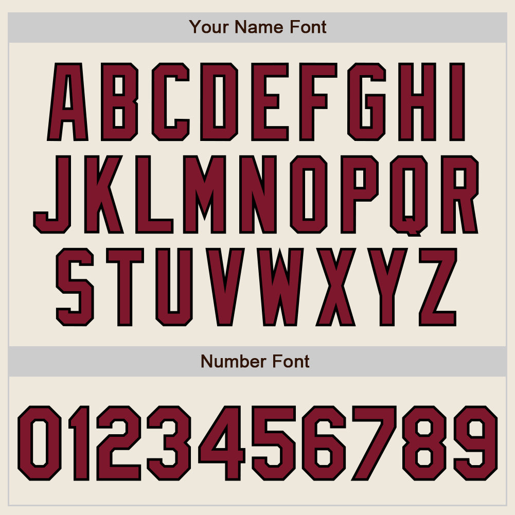 Custom Cream Black Pinstripe Crimson Two-Button Unisex Softball Jersey