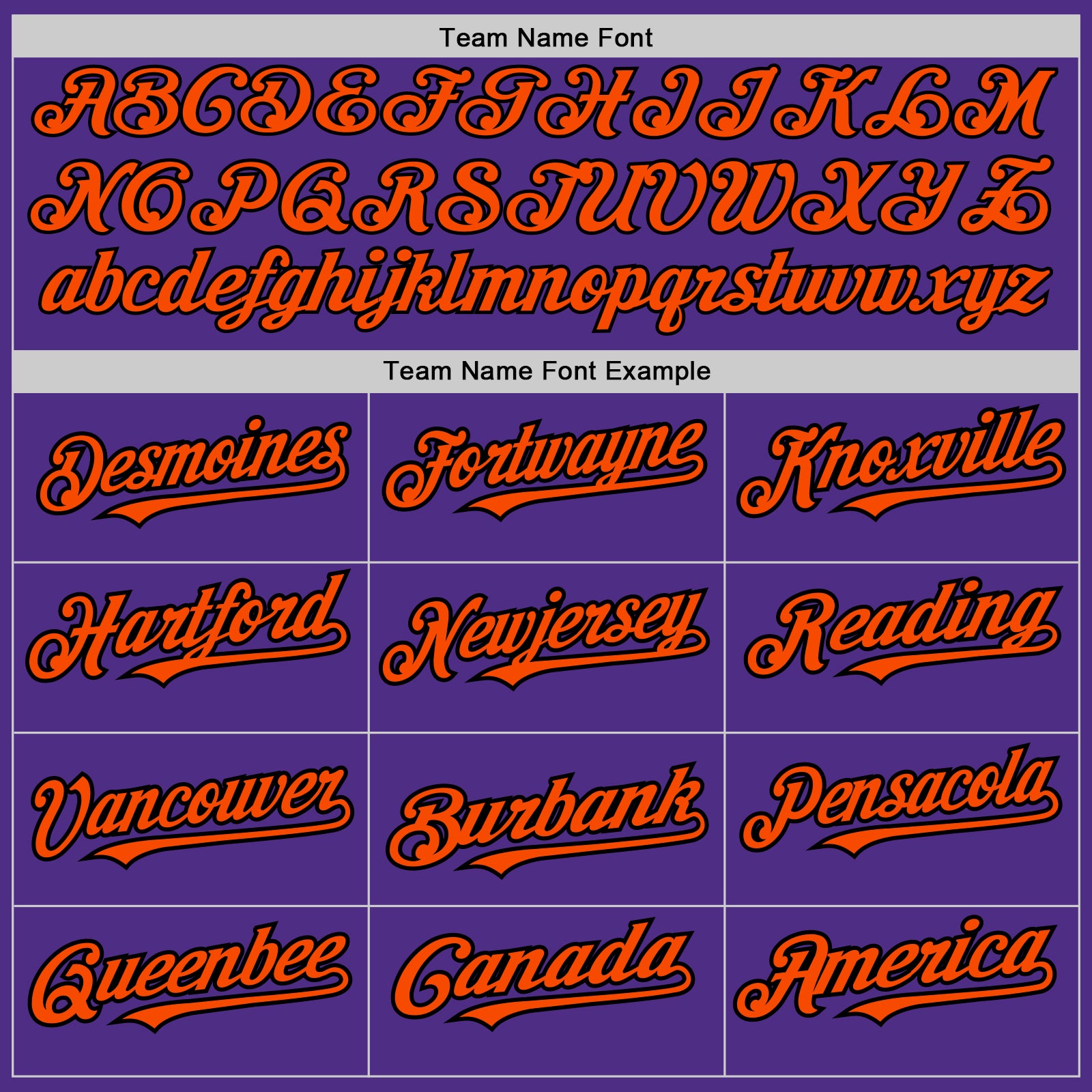 Custom Purple Black Pinstripe Orange Two-Button Unisex Softball Jersey