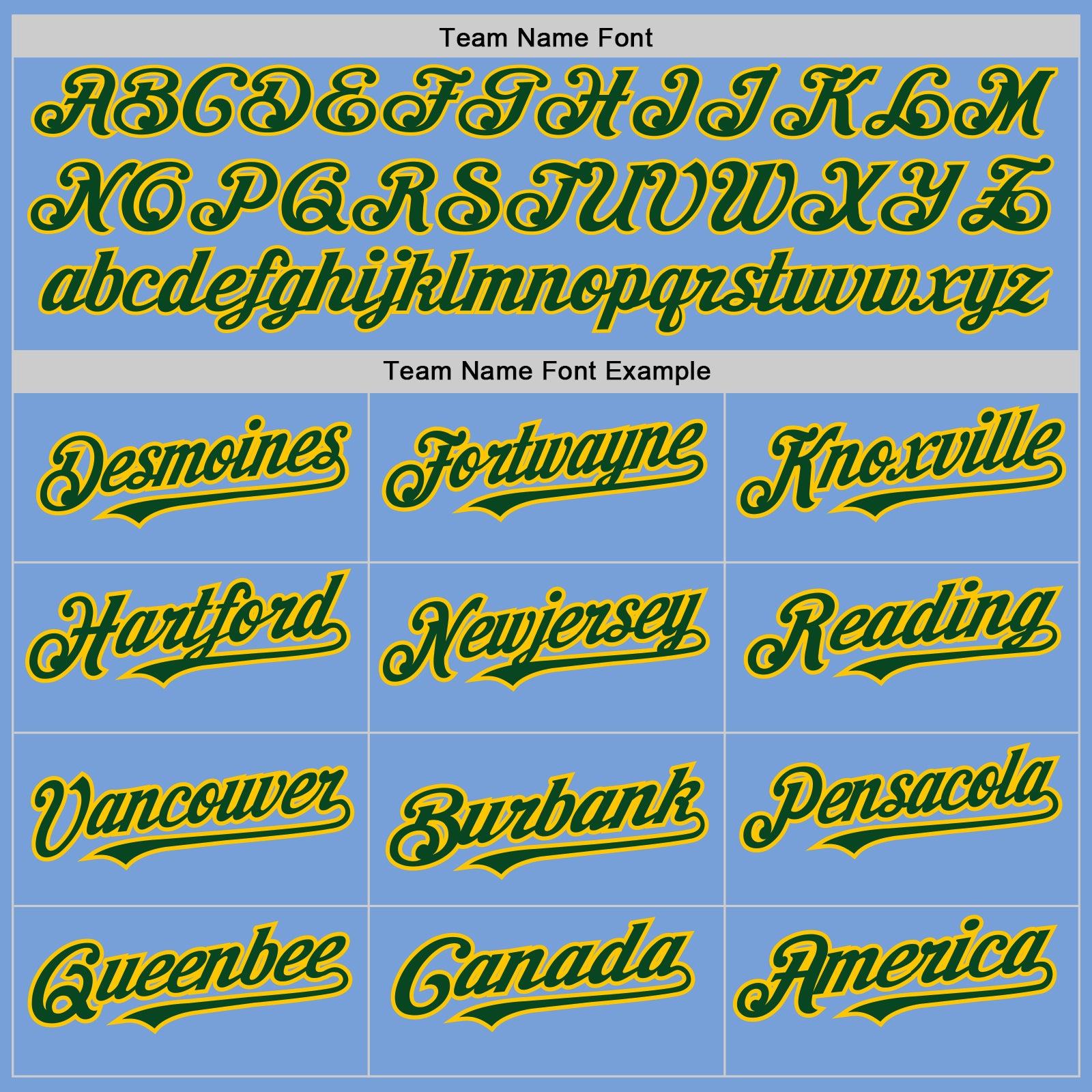 Custom Light Blue Yellow Pinstripe Green Two-Button Unisex Softball Jersey