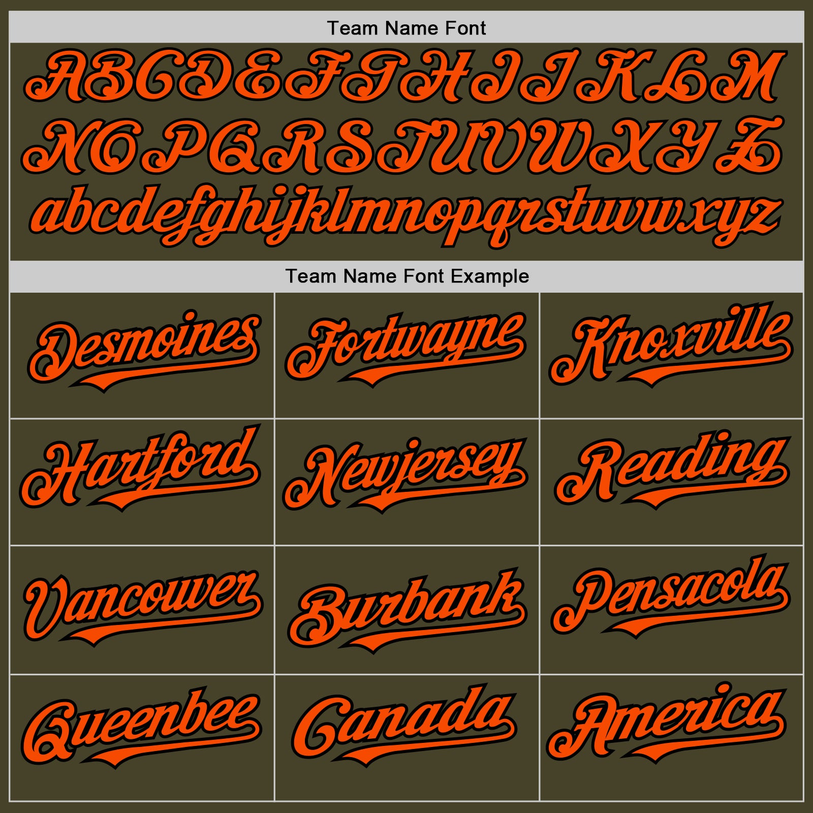 Custom Olive Black Pinstripe Orange Salute To Service Two-Button Unisex Softball Jersey