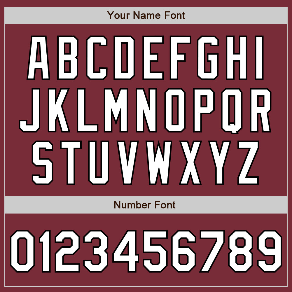 Custom Burgundy Black Pinstripe White Two-Button Unisex Softball Jersey