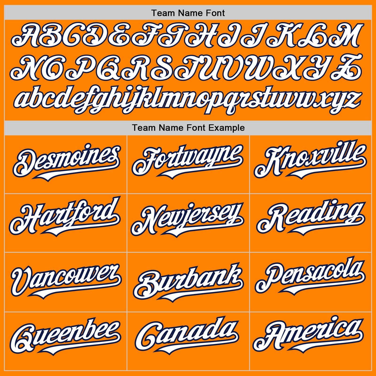 Custom Bay Orange Navy Pinstripe White Two-Button Unisex Softball Jersey