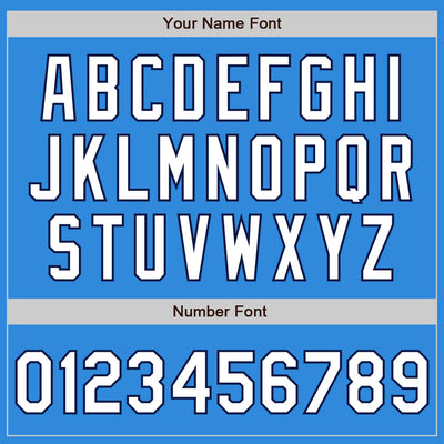 Custom Electric Blue Navy Pinstripe White Two-Button Unisex Softball Jersey