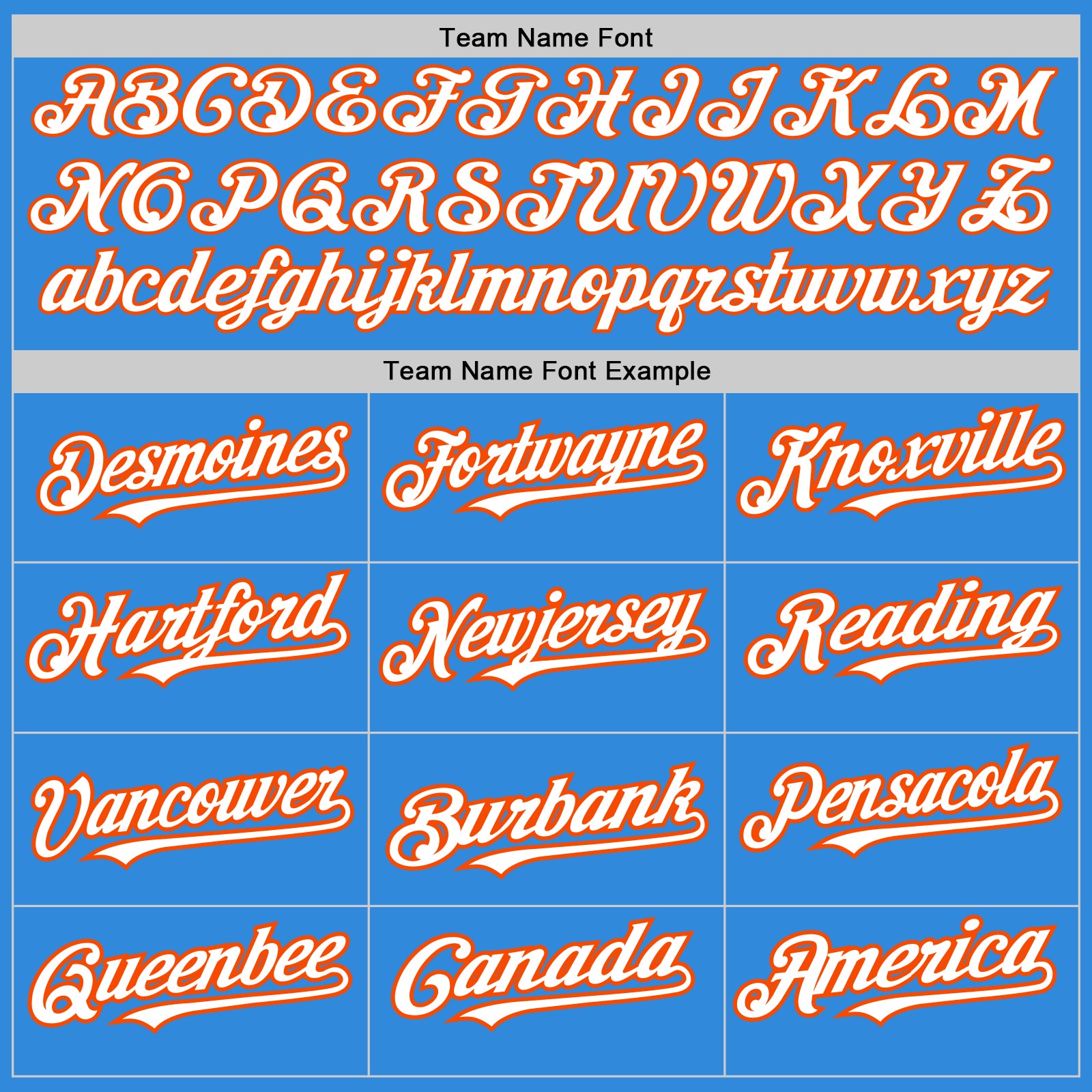 Custom Electric Blue Orange Pinstripe White Two-Button Unisex Softball Jersey