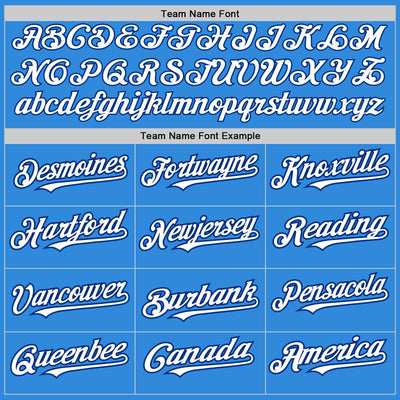 Custom Electric Blue Royal Pinstripe White Two-Button Unisex Softball Jersey