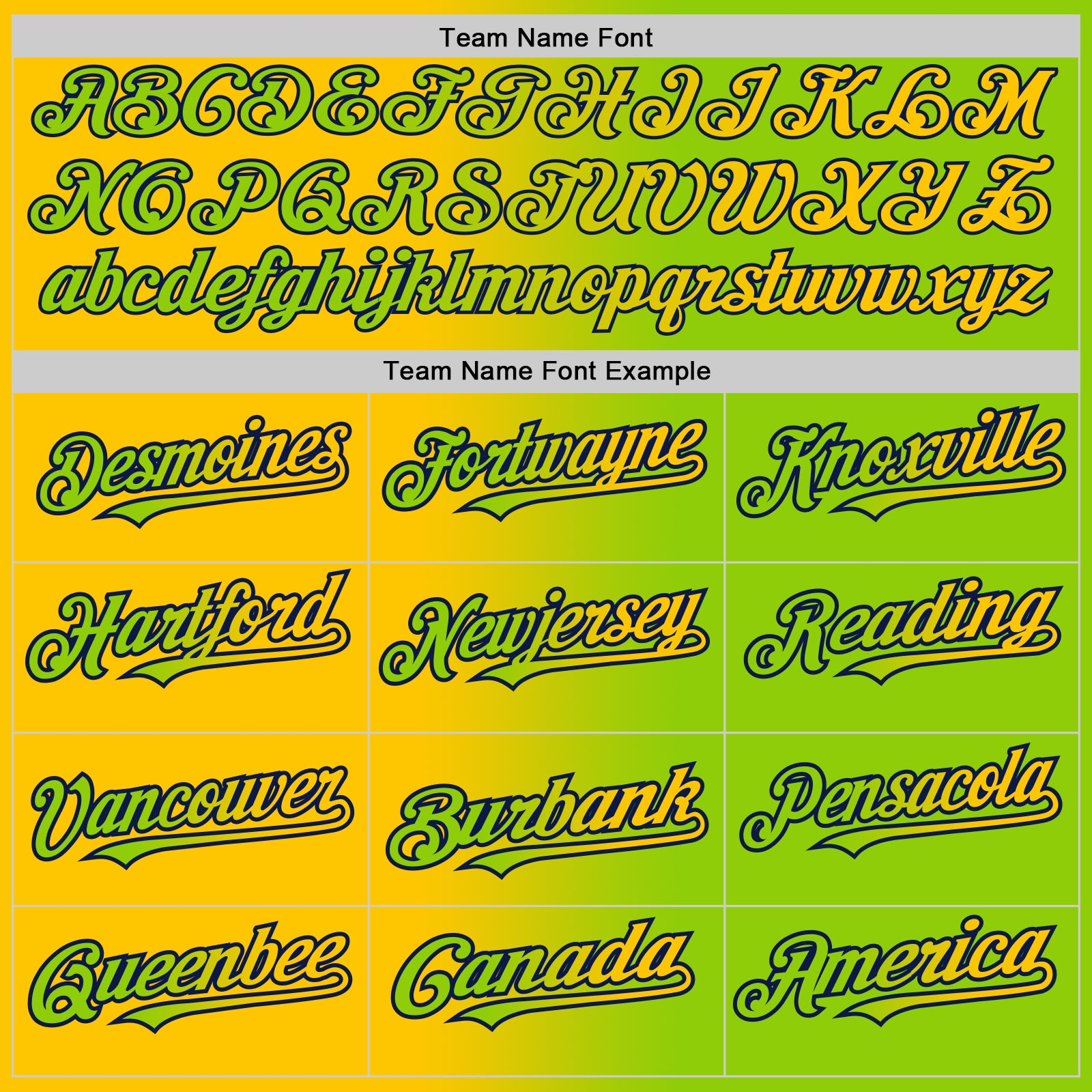 Custom Neon Green Yellow-Navy Gradient Fashion Two-Button Unisex Softball Jersey