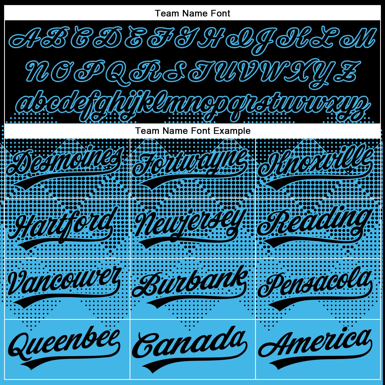 Custom Black Sky Blue 3D Gradient Square Shape Two-Button Unisex Softball Jersey