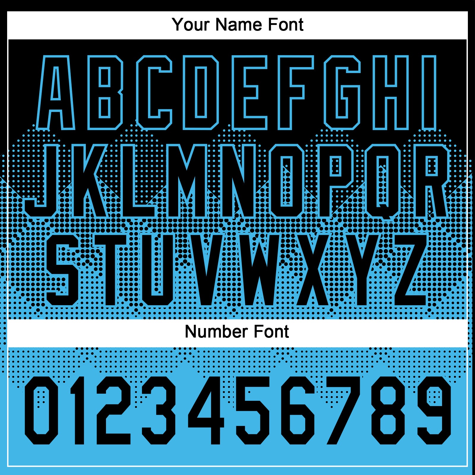 Custom Black Sky Blue 3D Gradient Square Shape Two-Button Unisex Softball Jersey