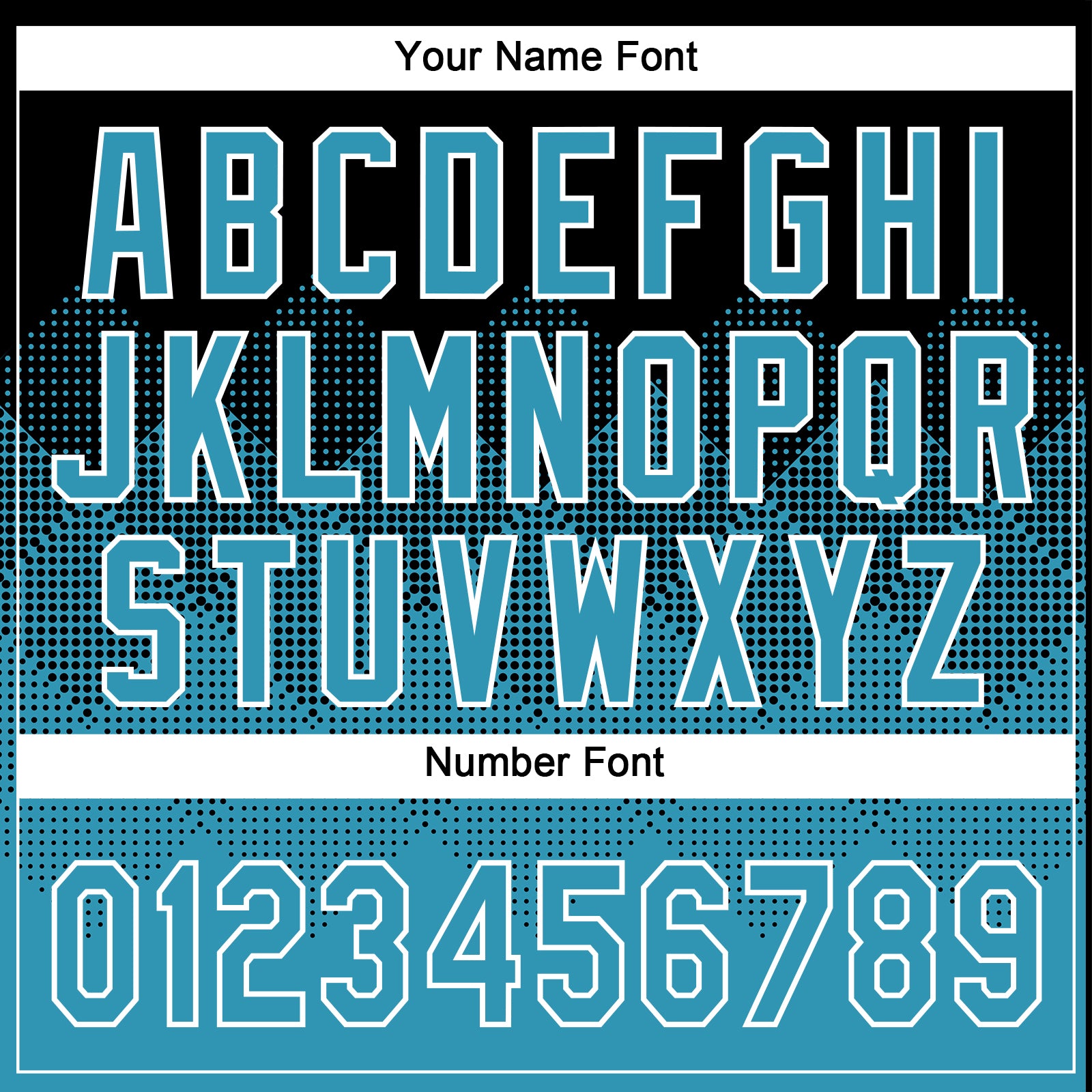 Custom Black Panther Blue-White 3D Gradient Square Shape Two-Button Unisex Softball Jersey